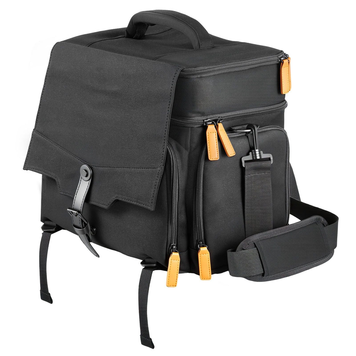 Miniature Storage Carrying Figure Bag, Fits 16 Infantry Minis, Miniature Transport Bag with Handle & Adjustable Shoulder Strap, 1 Foam Layer for Large Storage Capacity (Minis Not Included)