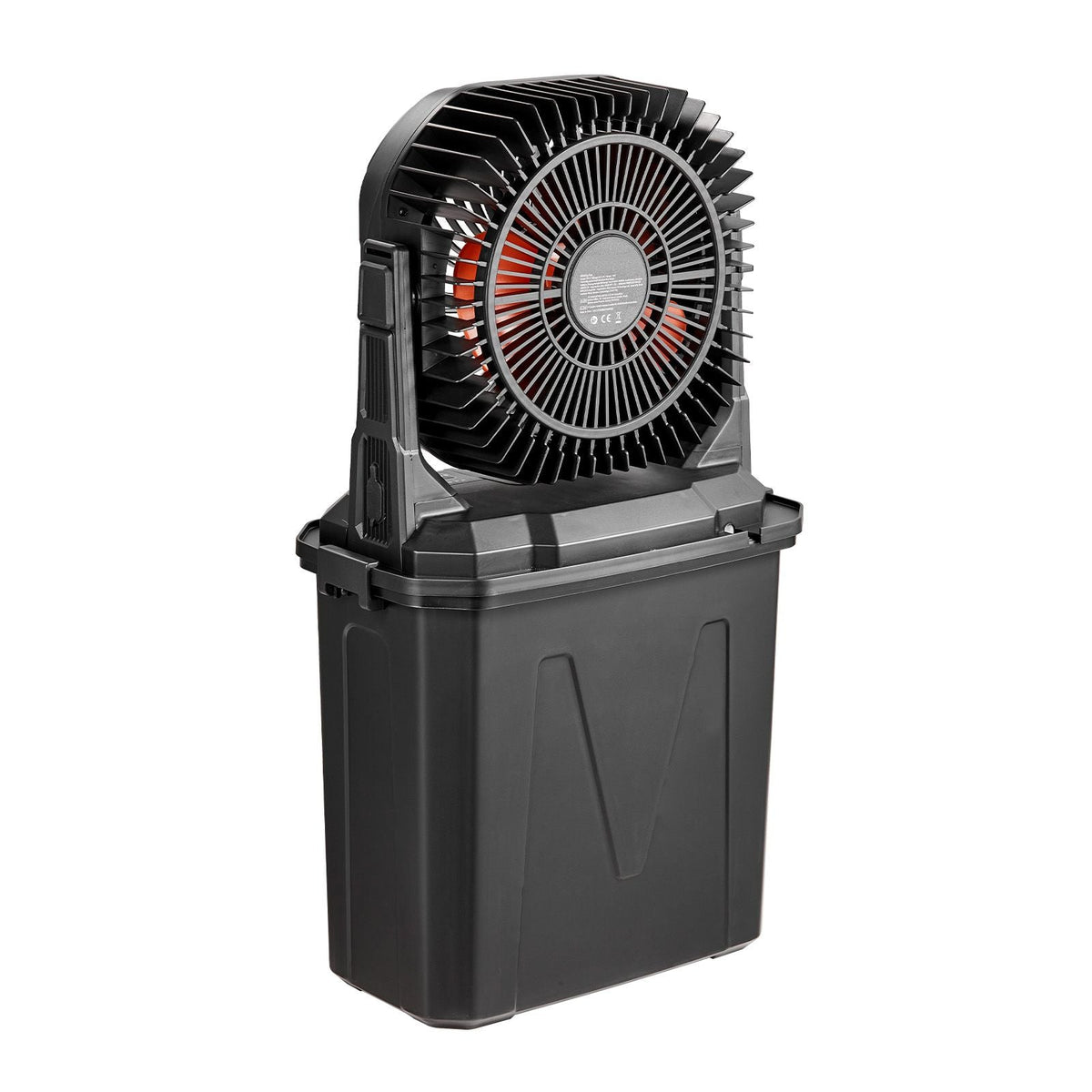 Misting Fan, More than 2700RPM Motor Mister Fan, Mister Cooling Fans with 2.38 gal Water Tank, 10000mAh Battery, 4-Speed Wind & 5 Lighting Modes, Water Cooling Fans for Indoor, Outdoor, Patio