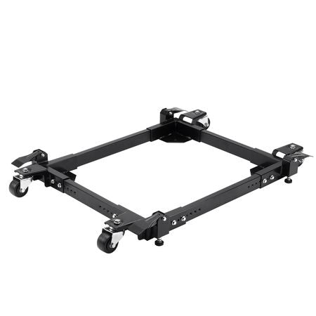 Mobile Base, 1500 lbs Capacity, Adjustable from 20" x 24.5" to 28" x 33.5", Heavy Duty Universal Mobile Base Stand with 4 Swivel Wheels, for Woodworking Equipment, Bandsaw, Power Tool, Machine