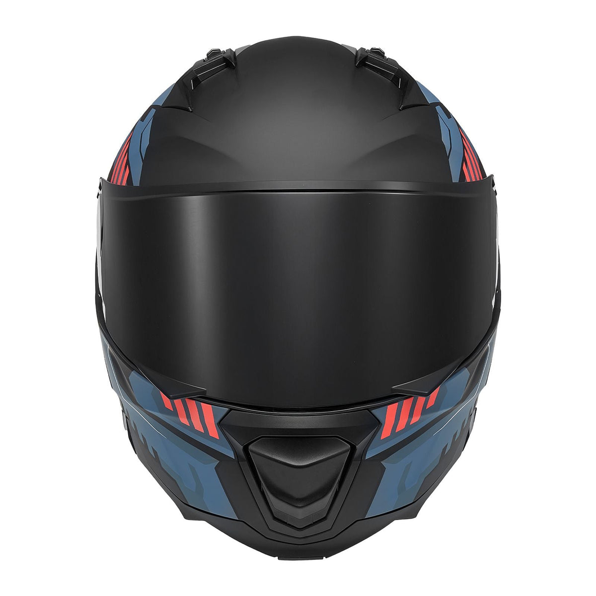 Modular Motorcycle Helmet, Flip up Full Face Helmet with Dual Visor, Lightweight Comfortable Adult Motocross Street Bike Helmet for Men and Women - DOT & ECE Approved (L Size)