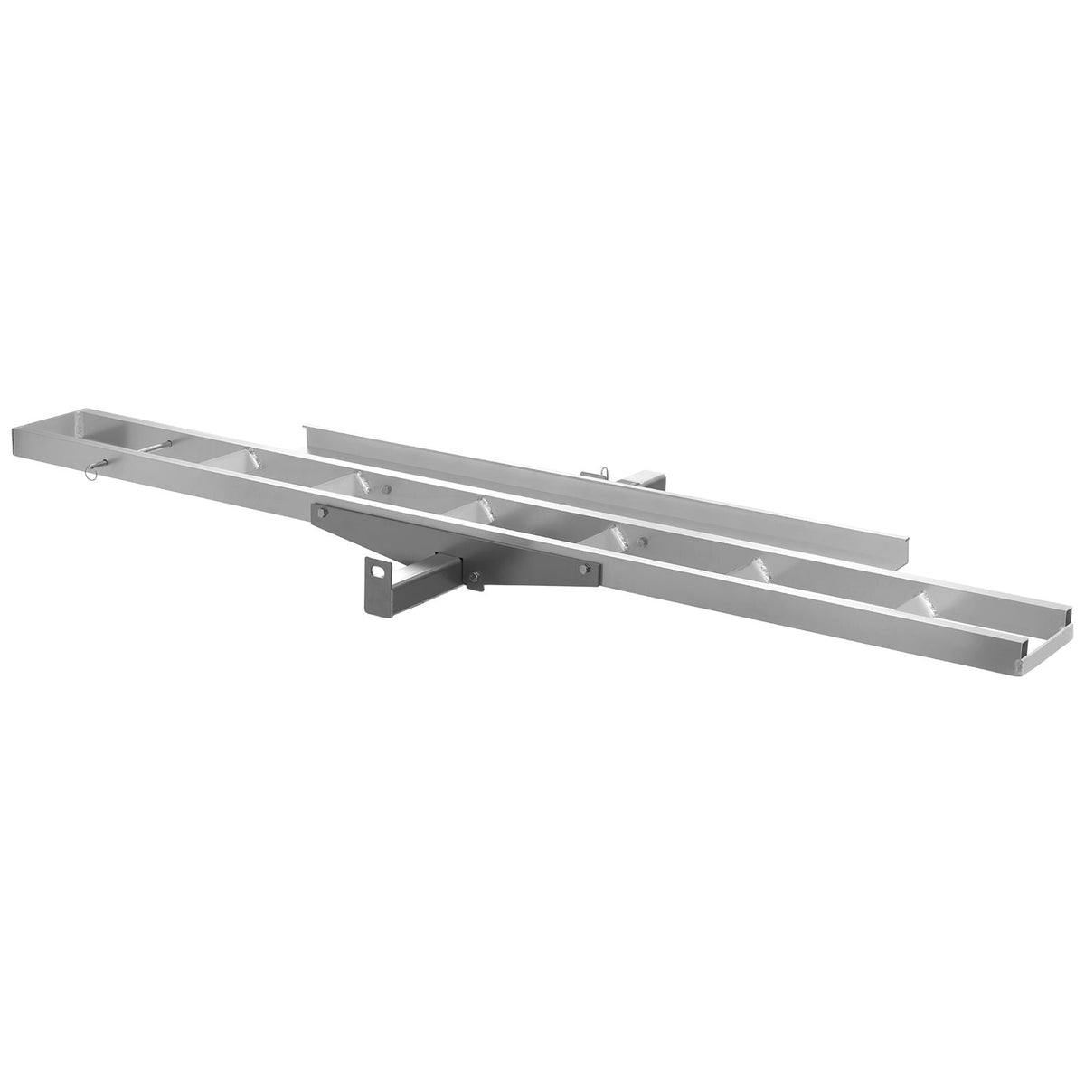 Motorcycle Carrier, 400 lbs Capacity, Heavy Duty Aluminum Hitch Mount Rack with 47in Loading Ramp, Straps & Stabilizer, Scooter Dirt Bike Trailer Hauler for Car Truck with 2-Inch Hitch Receiver