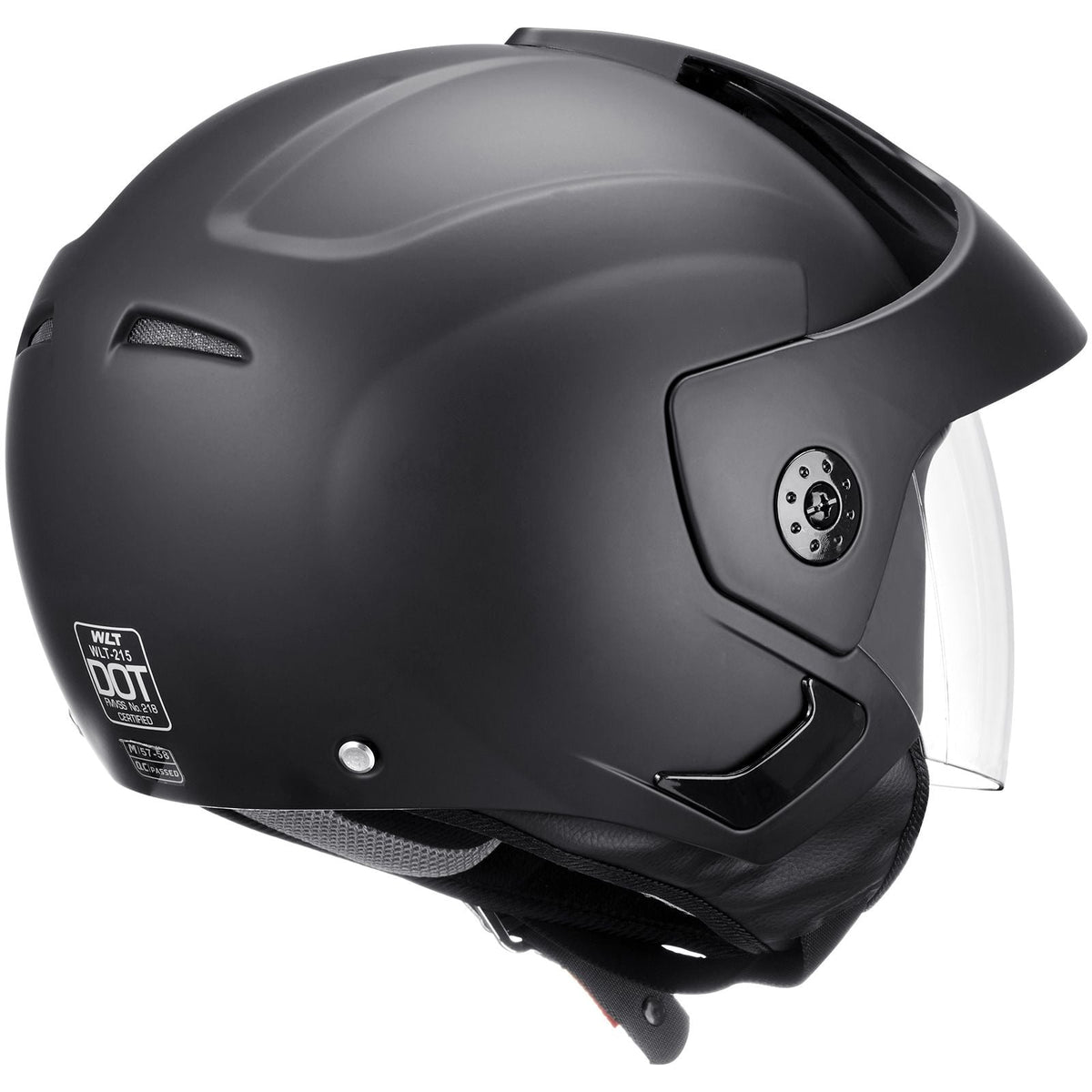 Motorcycle Helmet, 3/4-Face, Smart Street ABS & High Density Helmet with Interchangeable Lens, DOT Approved Comfortable Motocross Helmet, Fit for Youth & Adults