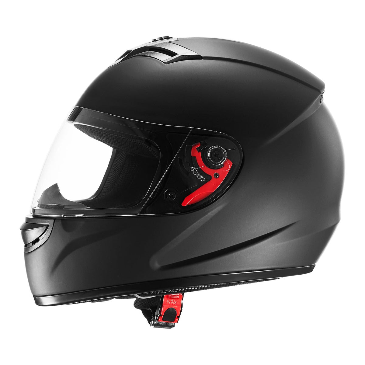 Motorcycle Helmet, Full Face, Adult Motocross Dirt Bike Helmet with Tinted and Clear Dual Visor, Motorbike Racing Street with Detachable Liner for Men & Women, DOT Approved, (Matte Black, XL)