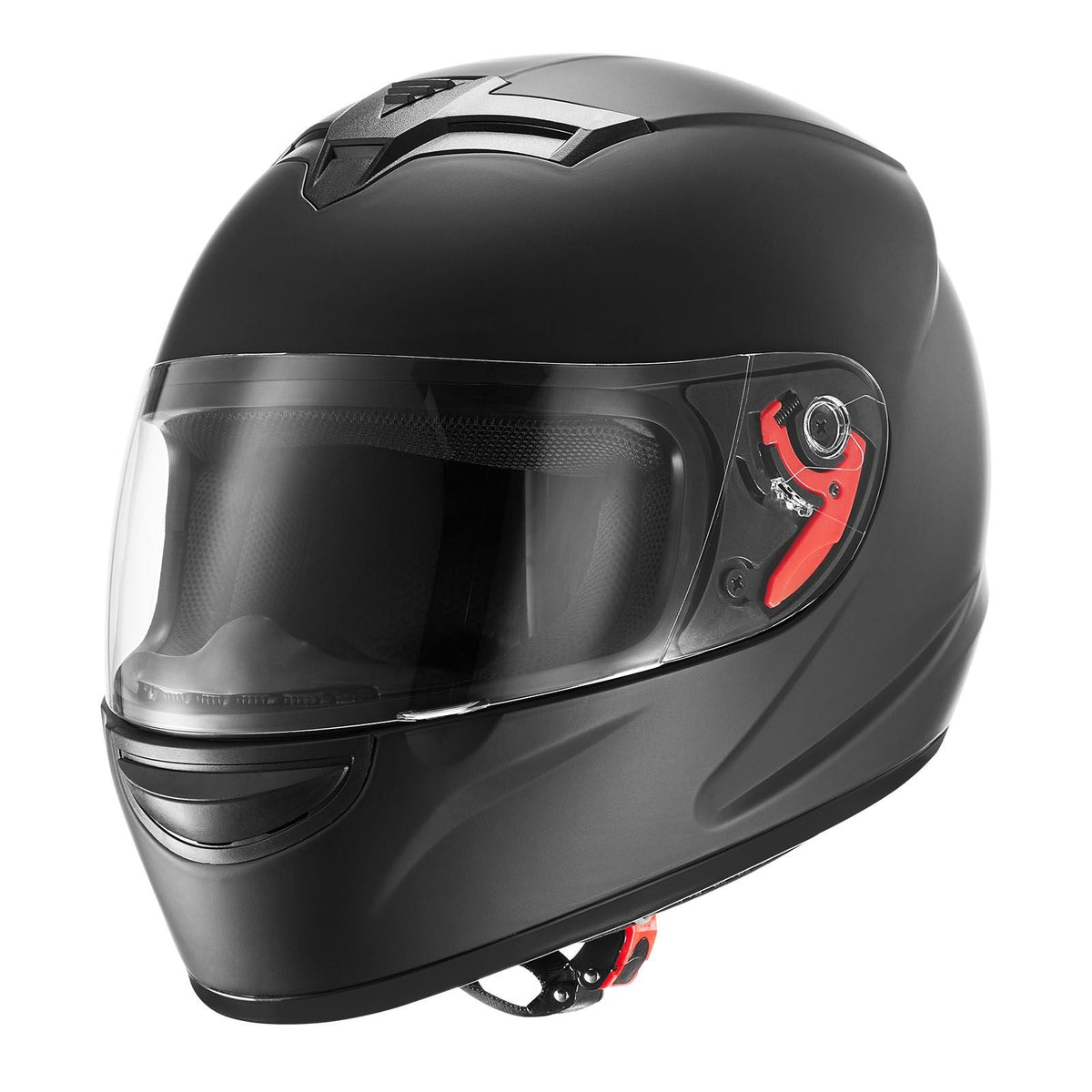 Motorcycle Helmet, Full Face, Adult Motocross Dirt Bike Helmet with Tinted and Clear Dual Visor, Motorbike Racing Street with Detachable Liner for Men & Women, DOT Approved, (Matte Black, XL)