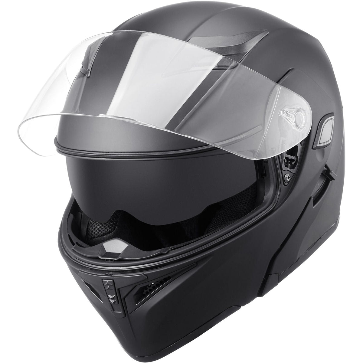 Motorcycle Helmet, Unmasked, Smart Street ABS & High Density Helmet with Bluetooth Slot & Interchangeable Lens, DOT Approved Comfortable Motocross Helmet, Fit for Youth & Adults