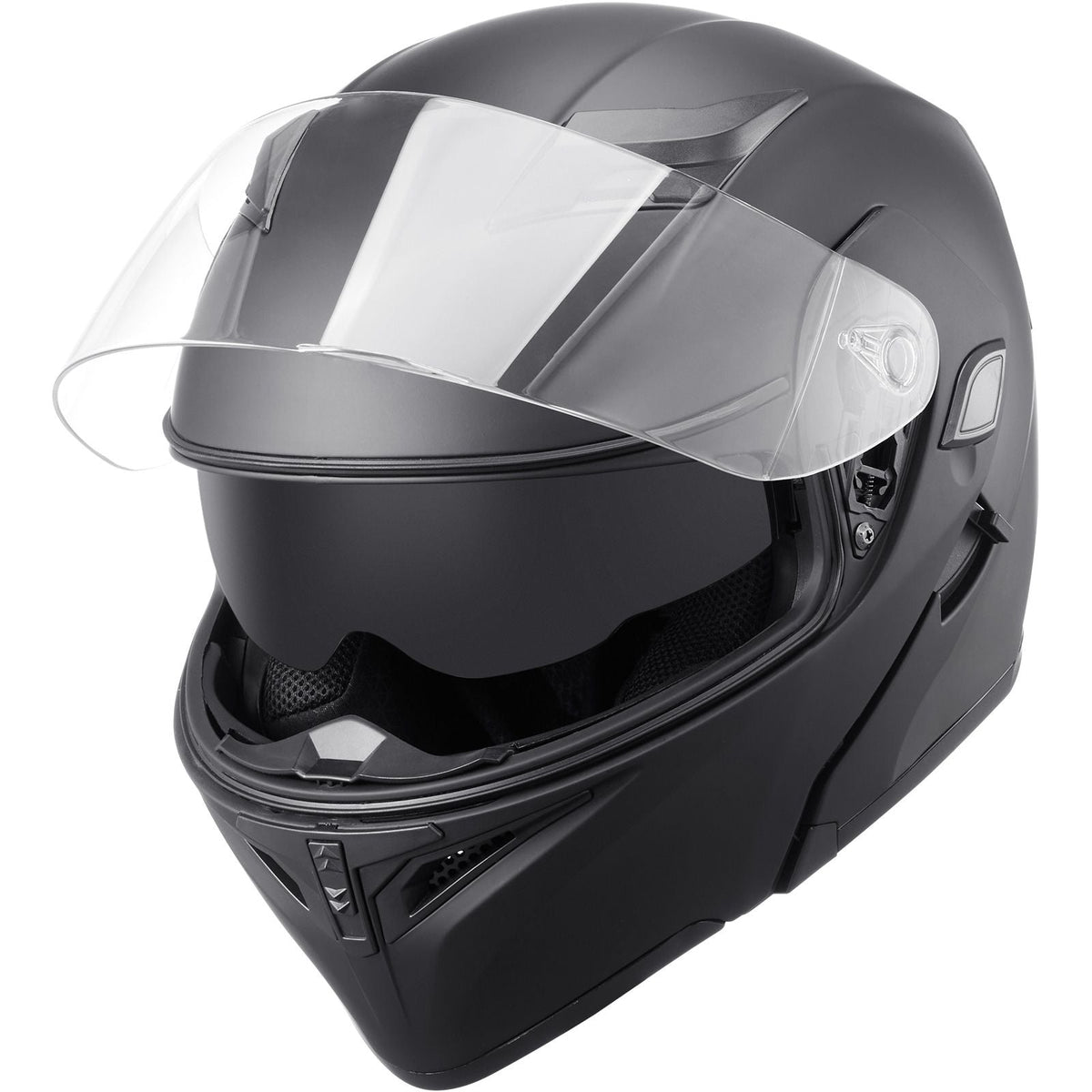 Motorcycle Helmet, Unmasked, Smart Street ABS & High Density Helmet with Bluetooth Slot & Interchangeable Lens, DOT Approved Comfortable Motocross Helmet, Fit for Youth & Adults
