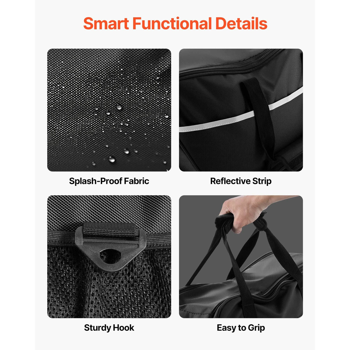 Motorcycle Saddlebag Liner Bag, 18 L Insert Storage Travel Luggage Bag Organizer, Compatible with Harley Davidson 1993-2022 Touring Road/Street Glide/Electra Glide/Road King Saddlebag, Black