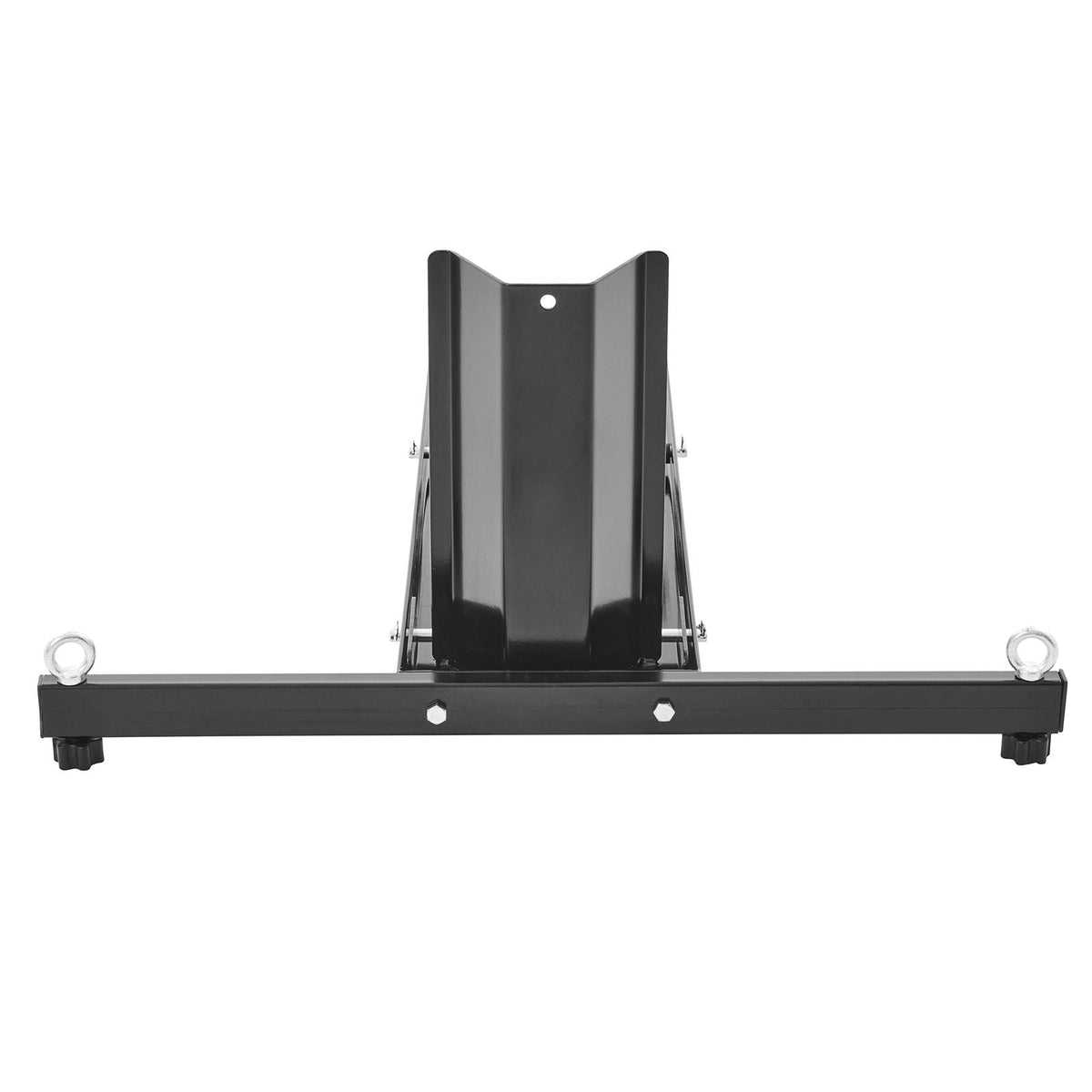 Motorcycle Wheel Chock Upright, 1800 lbs Capacity, Heavy-duty Steel Motorcycle Front Wheel Stand with 6 Adjustable Holes, For 15"-22" Off-Road Motorcycles, Standard Motorcycles