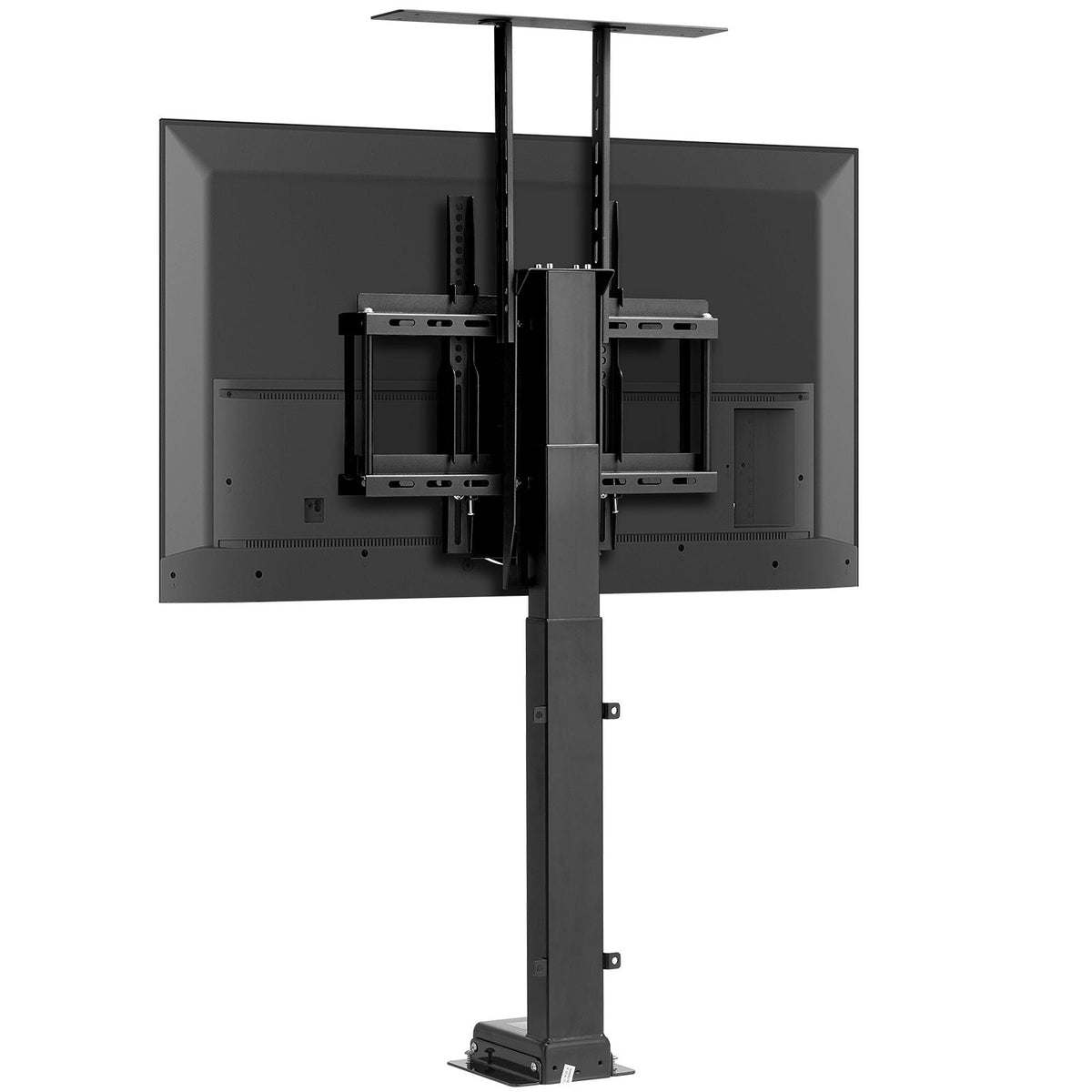 Motorized TV Lift Stand, 132 lbs max Load Adjustable TV Lift Stand Mount Bracket, Vertical Electric TV Bracket with Remote Control, for 32-55 in (Not in Cabinet) / 32 - 50 in (in Cabinet) TVs