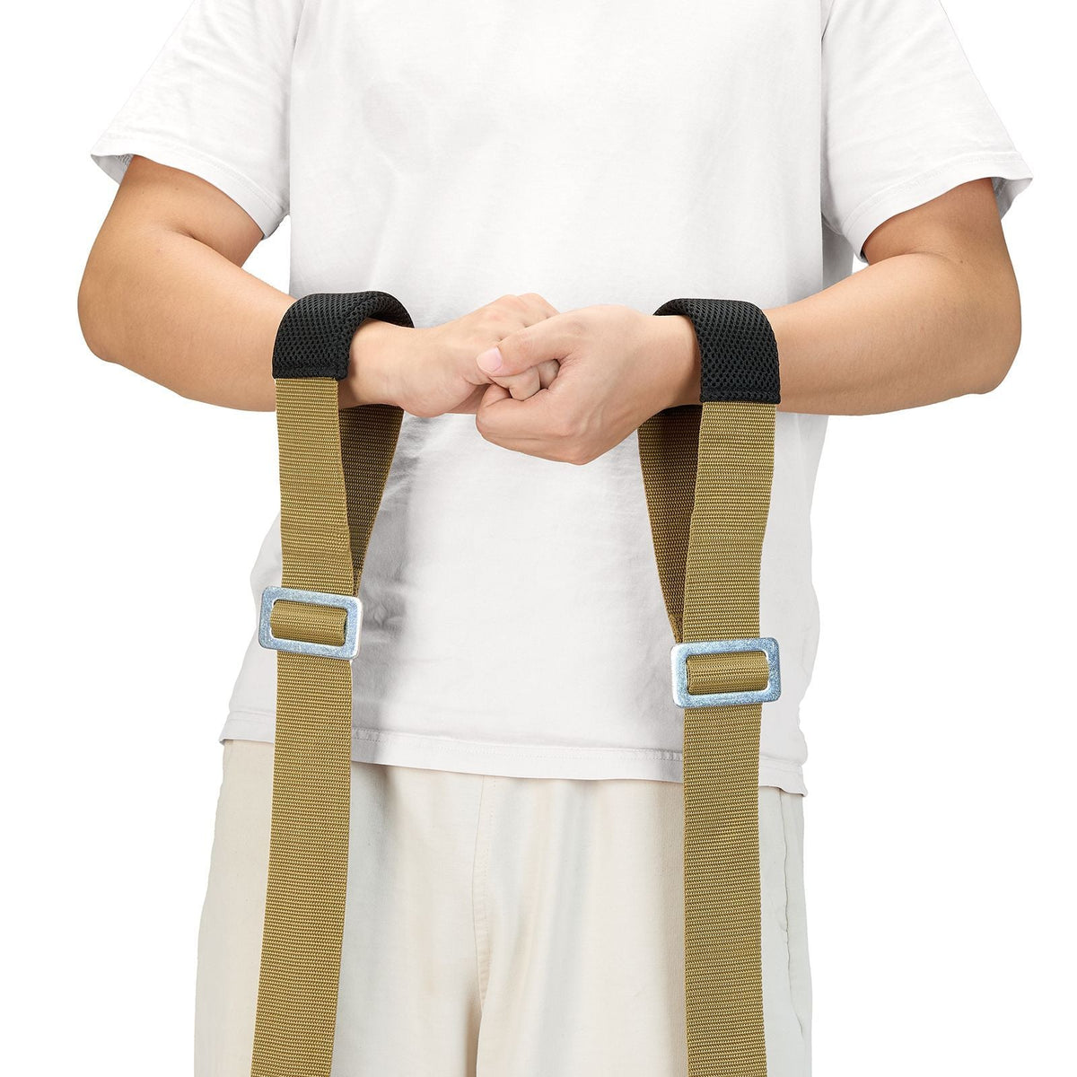 Moving Straps, 2-Person Lifting and Moving System with 2 Harness Straps, 1 Load-bearing Strap & 1 Handheld Strap, Adjustable Lifting Shoulder Straps Move Furniture Appliances Mattresses