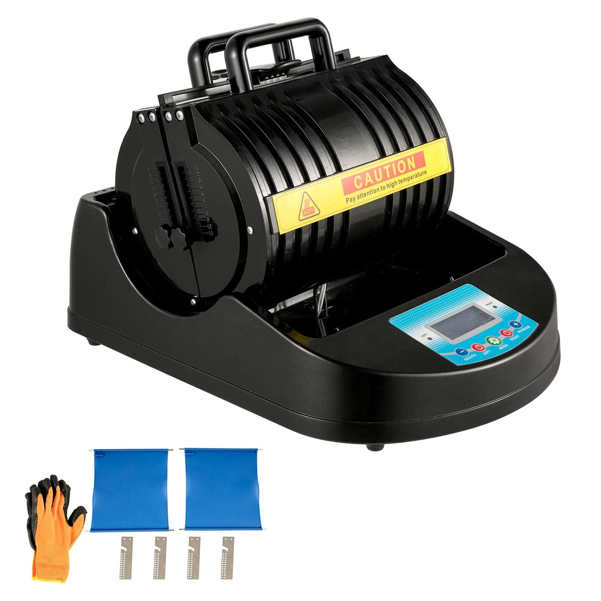 Mug Heat Press 1300W Mug Press Black Heat Press Bottle Multifunctional Cup Mug Sublimation Heat Press Machine Mug Press for Transferring Pictures with 11oz, 280mmm Mugs Heating Accessories