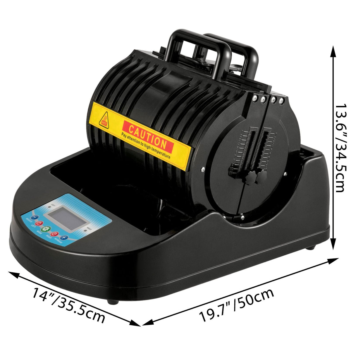 Mug Heat Press 1300W Mug Press Black Heat Press Bottle Multifunctional Cup Mug Sublimation Heat Press Machine Mug Press for Transferring Pictures with 11oz, 280mmm Mugs Heating Accessories