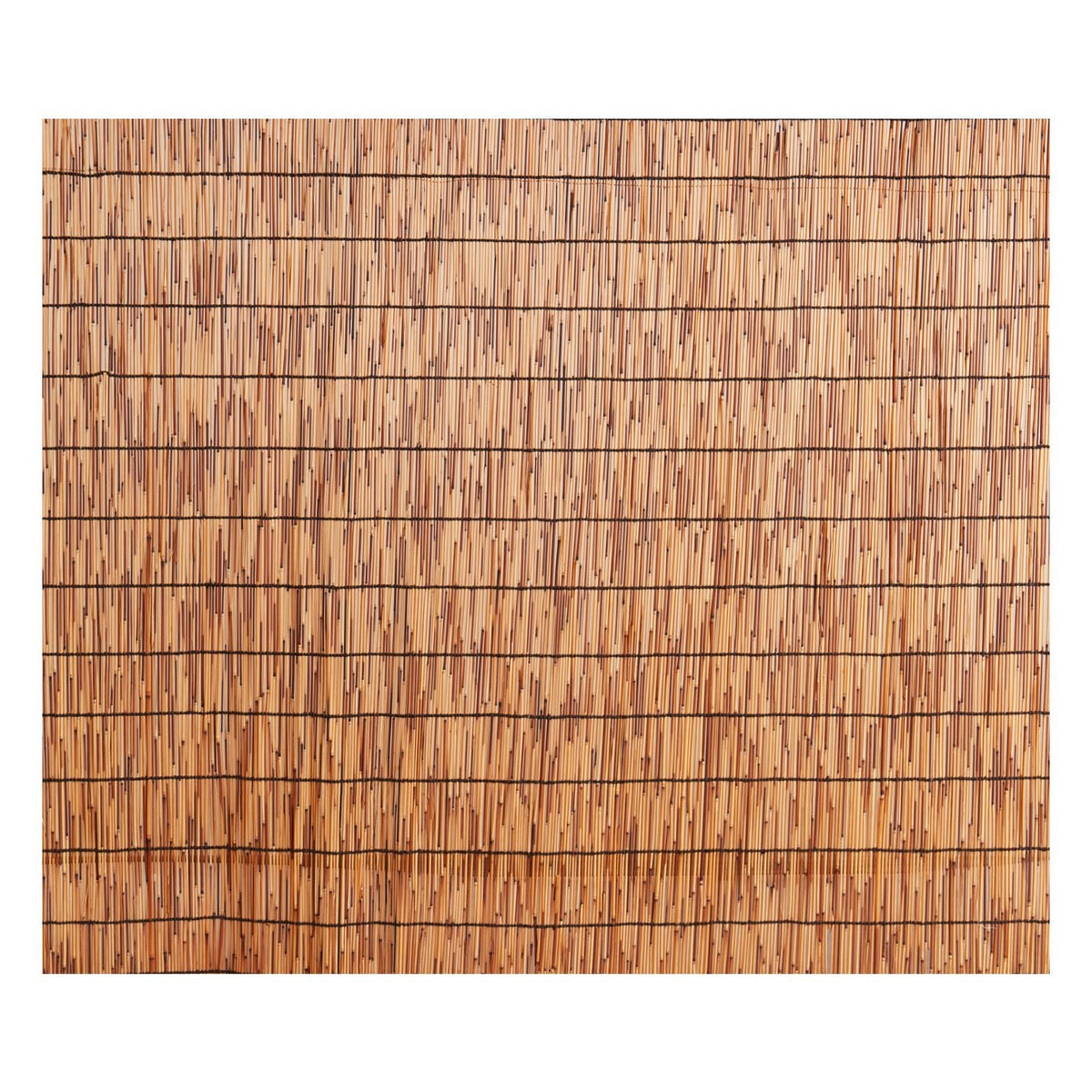 Natural Reed Fencing, 4 ft x 16.4 ft, Reed Screen Curtain Balcony Reed Fence Roll for Outdoor Backyard Patio, Decorative Fence for Backyard Garden Fencing Divider, Privacy Screen Panel, Brown