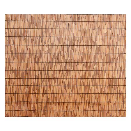 Natural Reed Fencing, 5.5 ft x 16.4 ft, Reed Screen Curtain Balcony Reed Fence Roll for Outdoor Backyard Patio, Decorative Fence for Backyard Garden Fencing Divider, Privacy Screen Panel, Brown