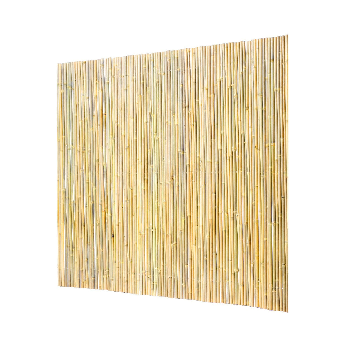 Natural Rolled Bamboo Fence, Eco-Friendly Bamboo Privacy Fence 4 ft H x 8 ft L x 0.75 in D. , Decorative Bamboo Privacy Screen for Garden, Backyard, Balcony, Patio, Pool Side