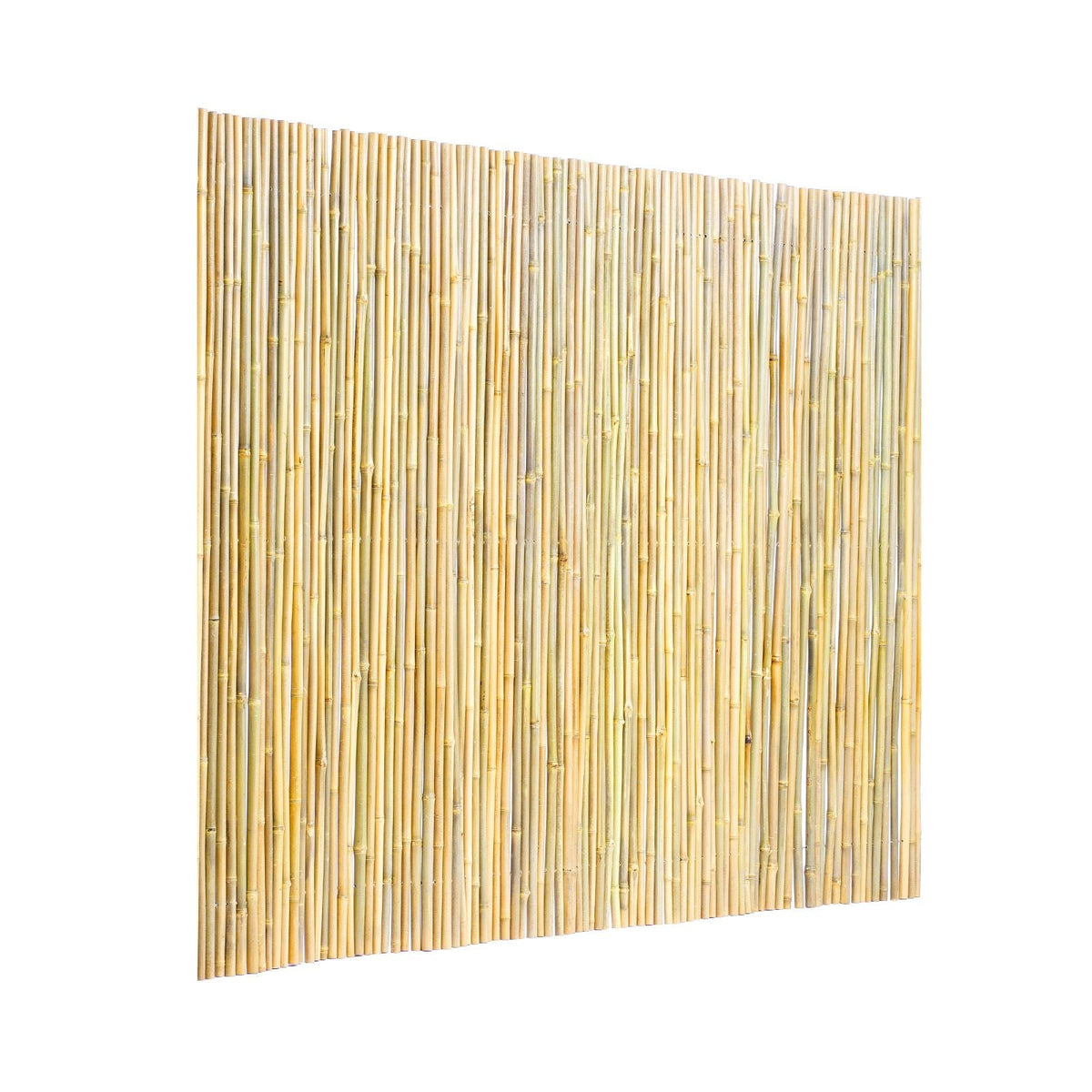 Natural Rolled Bamboo Fence, Eco-Friendly Bamboo Privacy Fence 4 ft H x 8 ft L x 0.75 in D. , Decorative Bamboo Privacy Screen for Garden, Backyard, Balcony, Patio, Pool Side