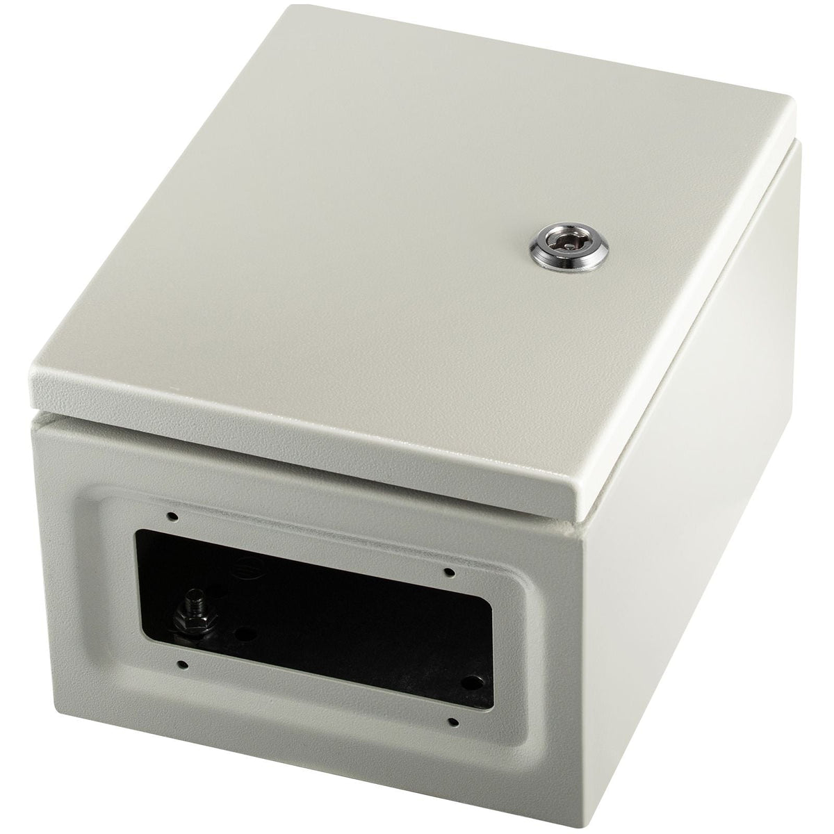 NEMA Metal Case, 10 x 8 x 6'' NEMA 4X Metal Electric Enclosure, IP66 Water & Dust Resistant, Suitable for Both Outdoor & Indoor Use, Includes Mounting Plate