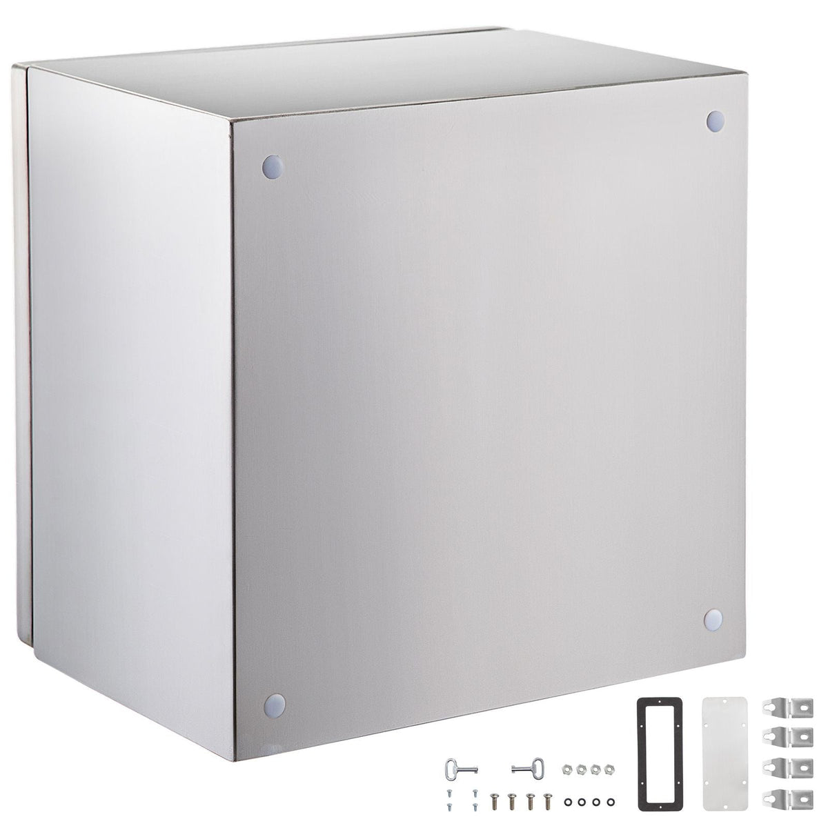 NEMA Stainless Steel Enclosure, 12 x 12 x 8\'\' NEMA 4X Steel Electrical Box, IP66 Waterproof & Dustproof, Outdoor/Indoor Electrical Junction Box, with Mounting Plate