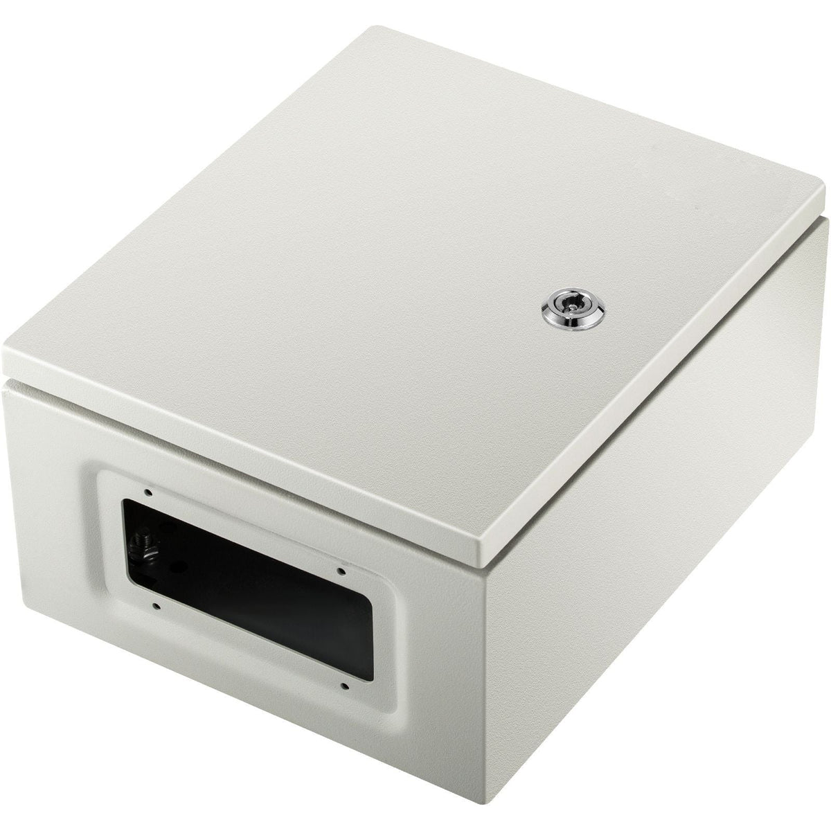 NEMA Steel Enclosure, 12 x 10 x 6\'\' NEMA 4X Steel Electrical Box, IP66 Waterproof & Dustproof, Outdoor/Indoor Electrical Junction Box, with Mounting Plate