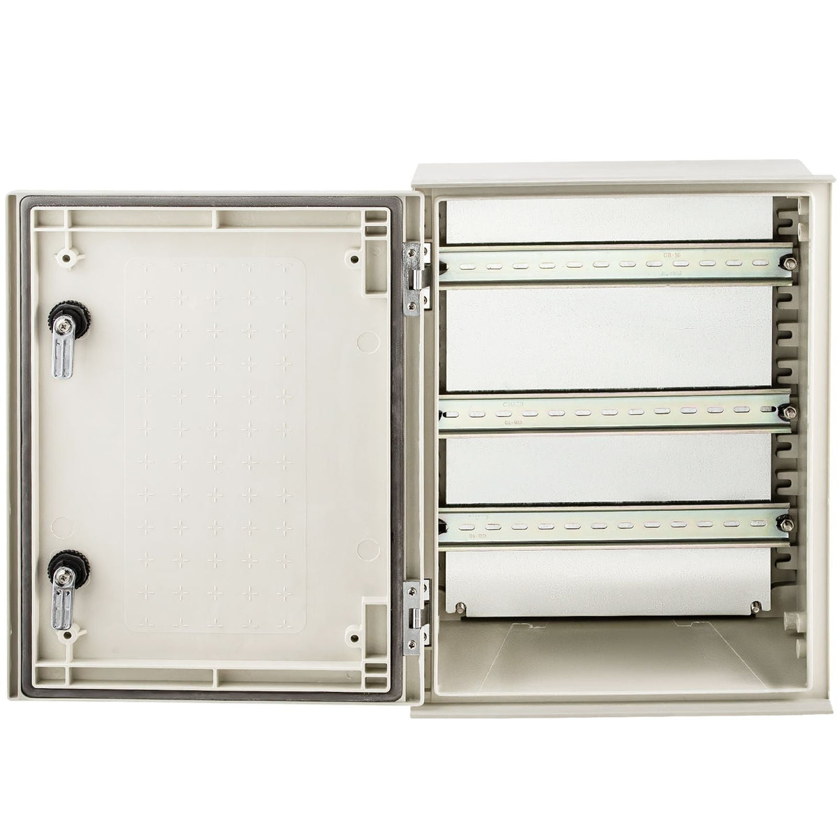 NEMA Steel Enclosure, 16 x 12 x 8\'\' NEMA 4X Fiberglass Electrical Box, IP66 Waterproof & Dustproof, Outdoor/Indoor Electrical Junction Box, with Mounting Plate(40 x 30 x 20 cm)