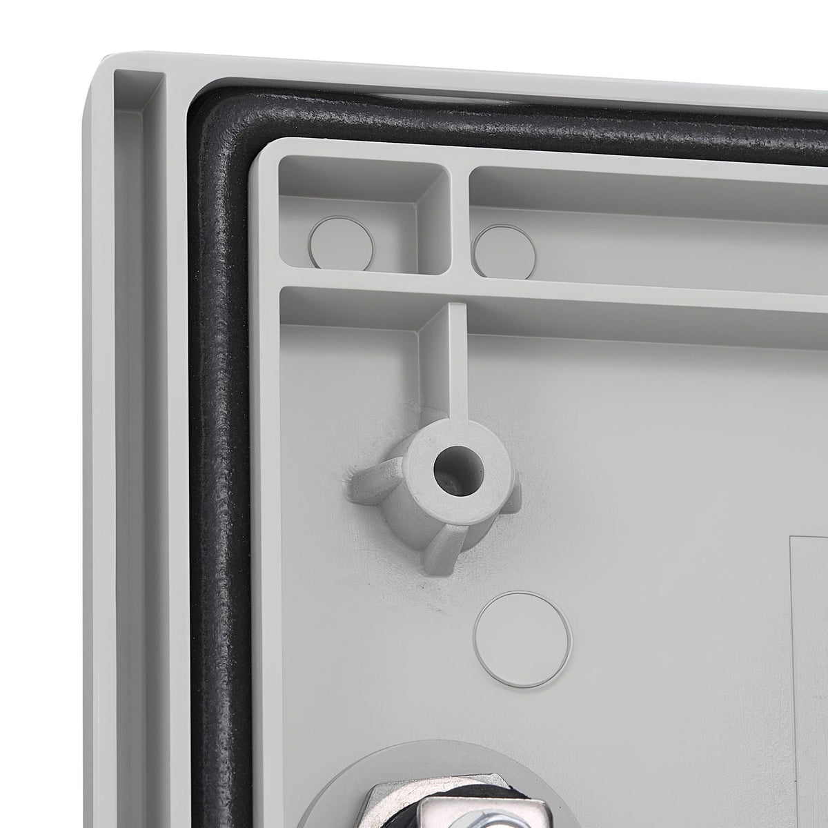 NEMA Steel Enclosure, 24 x 16 x 9\'\' NEMA 4X Fiberglass Electrical Box, IP66 Waterproof & Dustproof, Outdoor/Indoor Electrical Junction Box, with Mounting Plate(60 x 40 x 23 cm)