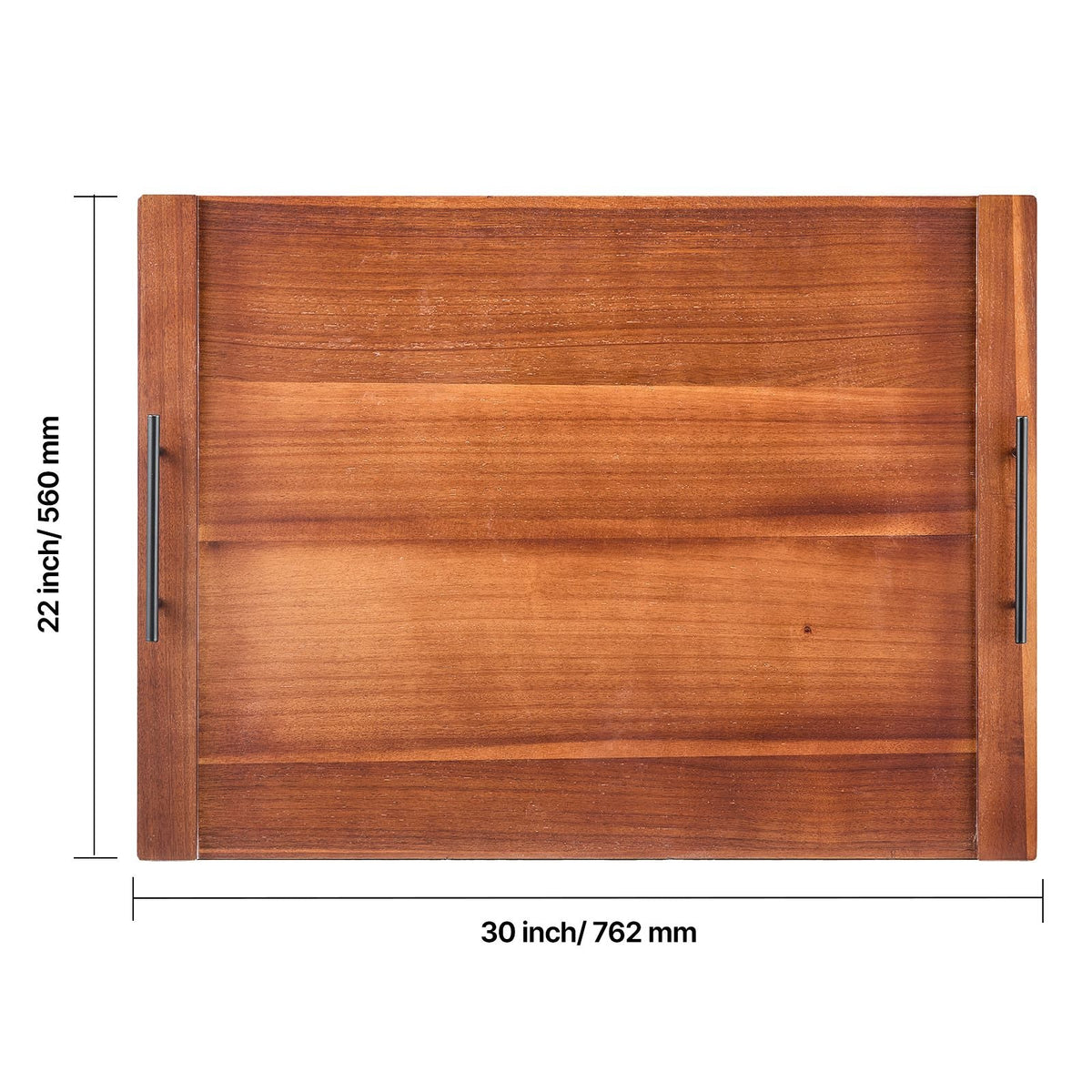 Noodle Board Stove Cover, Stove Top Cover Board for Gas Burner & Electric Stove, Acacia Wood Cutting Board with Handles, RV Stovetop Cover/ Kitchen Sink Cover for Counter Space & Tray, Natural