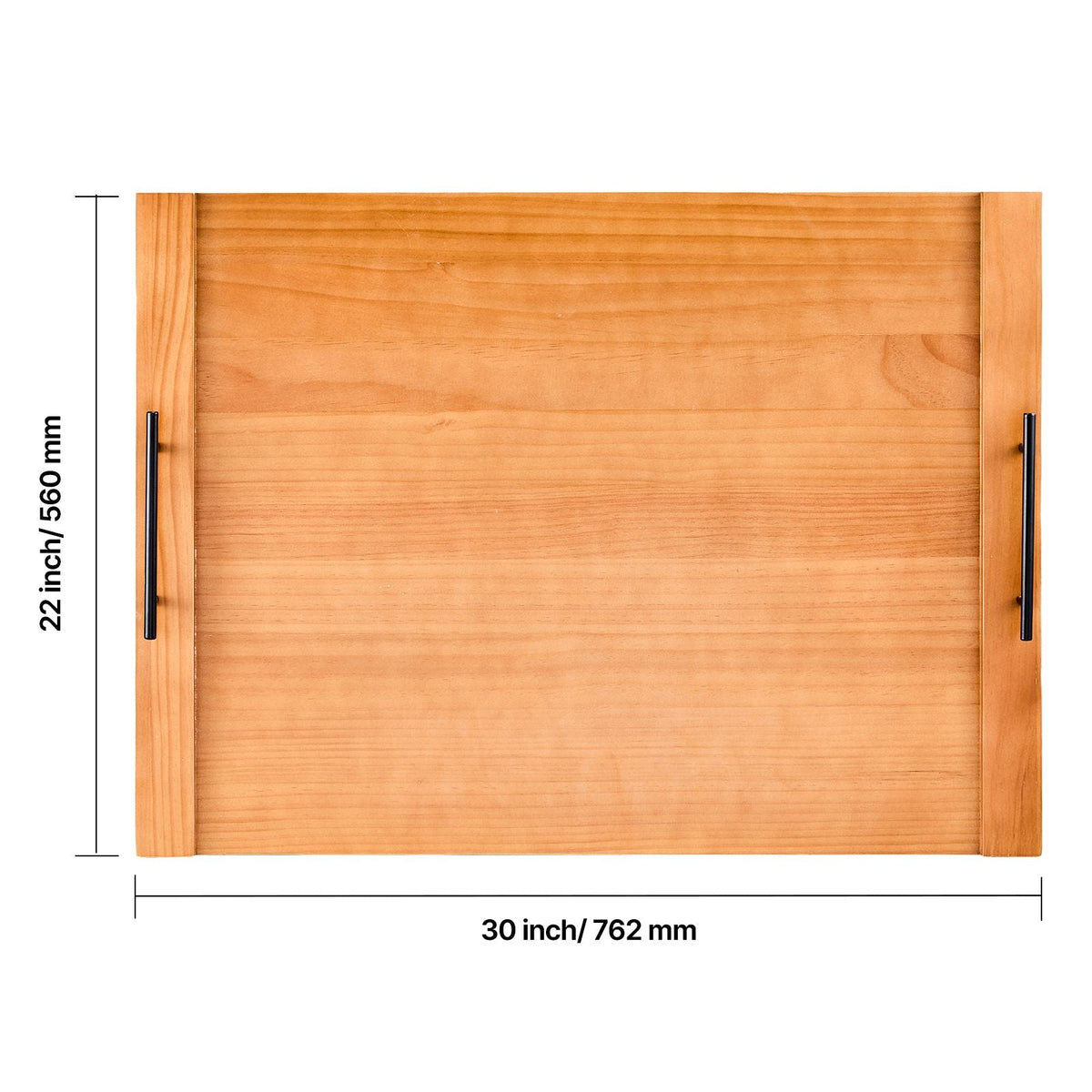 Noodle Board Stove Cover, Stove Top Cover Board for Gas Burners & Electric Stove, Pine Wood Cutting Board with Handles, RV Stovetop Cover/ Kitchen Sink Cover for Counter Space & Tray, Natural