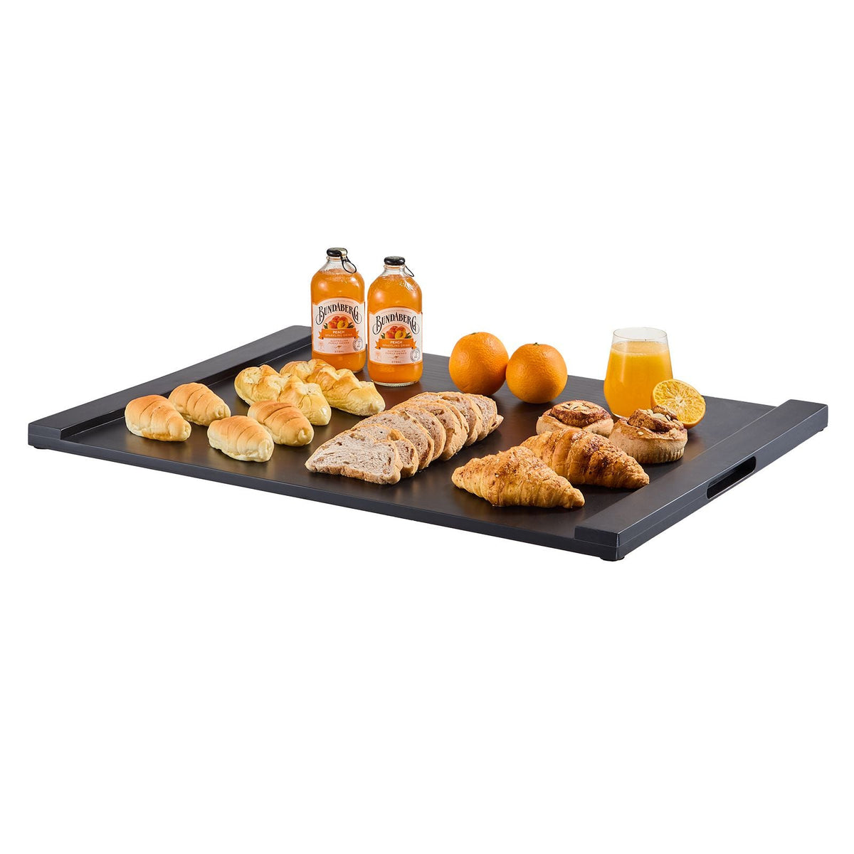 Noodle Board Stove Cover, Stove Top Covers for Gas Burners & Electric Stove, Pine Wood Cutting Board with Built-in Handles, RV Stovetop Cover/ Kitchen Sink Cover for Counter Space & Tray, Black