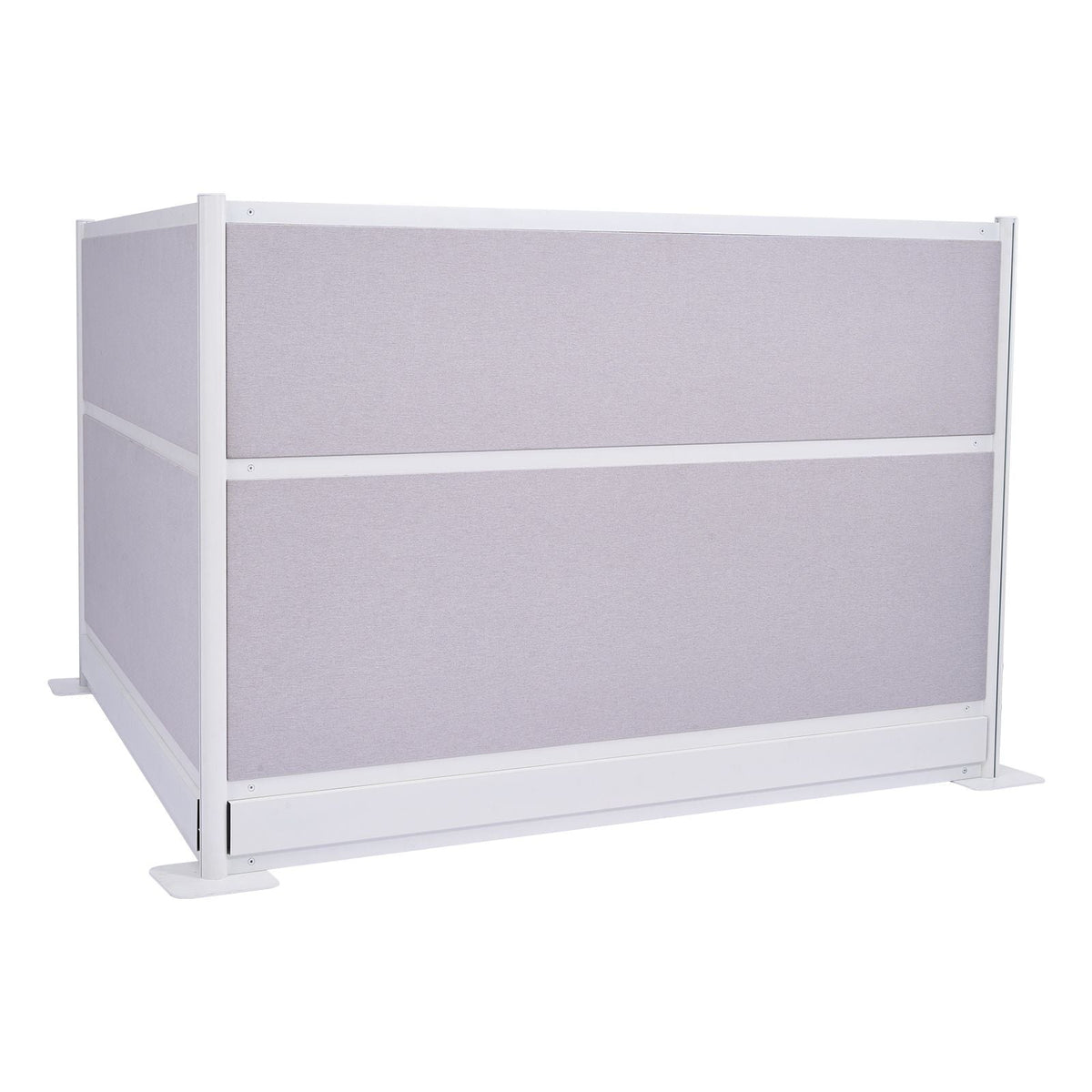 Office Divider Privacy Partitions, 2-Pack, 72" x 48" Room Divider Walls, PET Workstation Cubicle Partition with Outlet Covers, Freestanding Privacy Panels for Office Library School