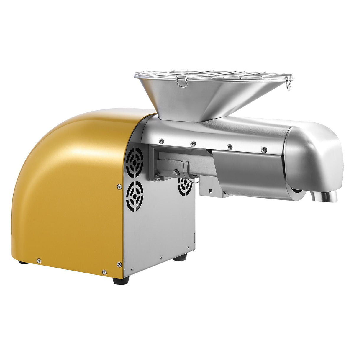 Oil Press Machine, 11 LBS/H Capacity, 1250W Oil Extractor Machine, Automatic Electric Oil Maker for Home Commercial Use, 122 F - 572 F Hot & Cold Pressing for Peanuts Sesames Soybeans Almonds