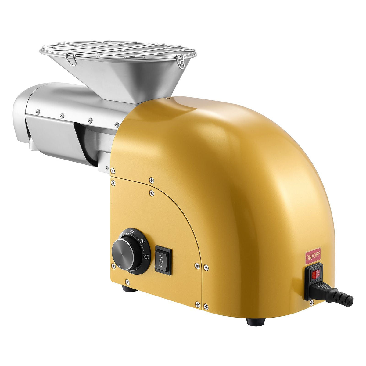 Oil Press Machine, 11 LBS/H Capacity, 1250W Oil Extractor Machine, Automatic Electric Oil Maker for Home Commercial Use, 122 F - 572 F Hot & Cold Pressing for Peanuts Sesames Soybeans Almonds