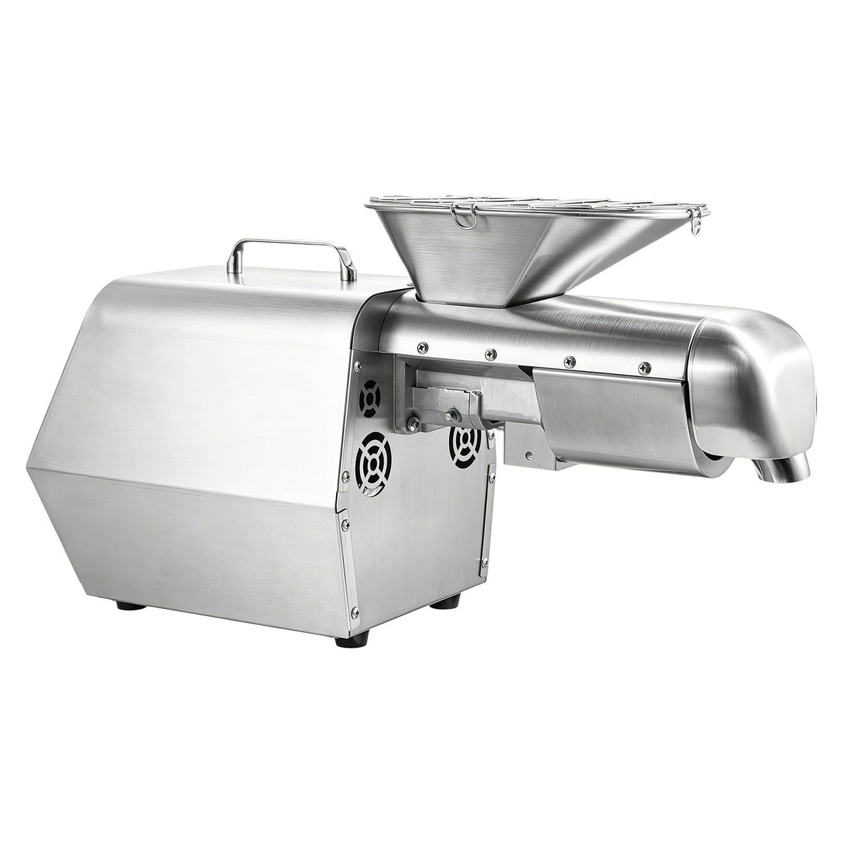 Oil Press Machine, 11 LBS/H Capacity, 1250W Oil Extractor Machine, Automatic Electric Oil Maker for Home Commercial Use, 122 F - 572 F Hot & Cold Pressing for Peanuts Sesames Soybeans Almonds