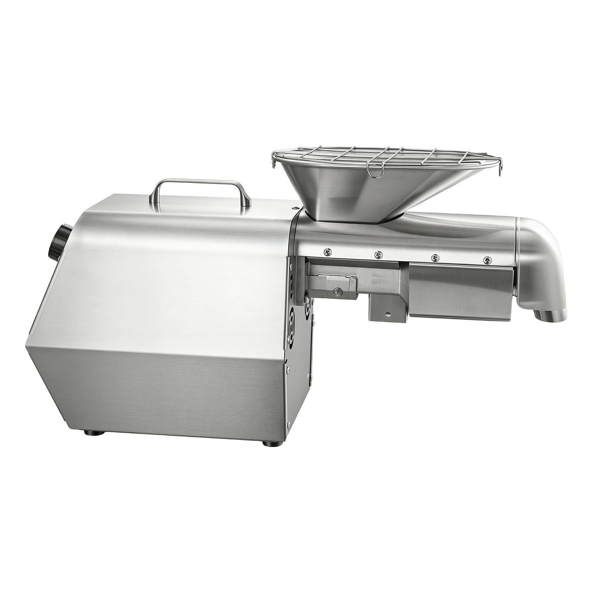 Oil Press Machine, 11 LBS/H Capacity, 1250W Oil Extractor Machine, Automatic Electric Oil Maker for Home Commercial Use, 122 F - 572 F Hot & Cold Pressing for Peanuts Sesames Soybeans Almonds
