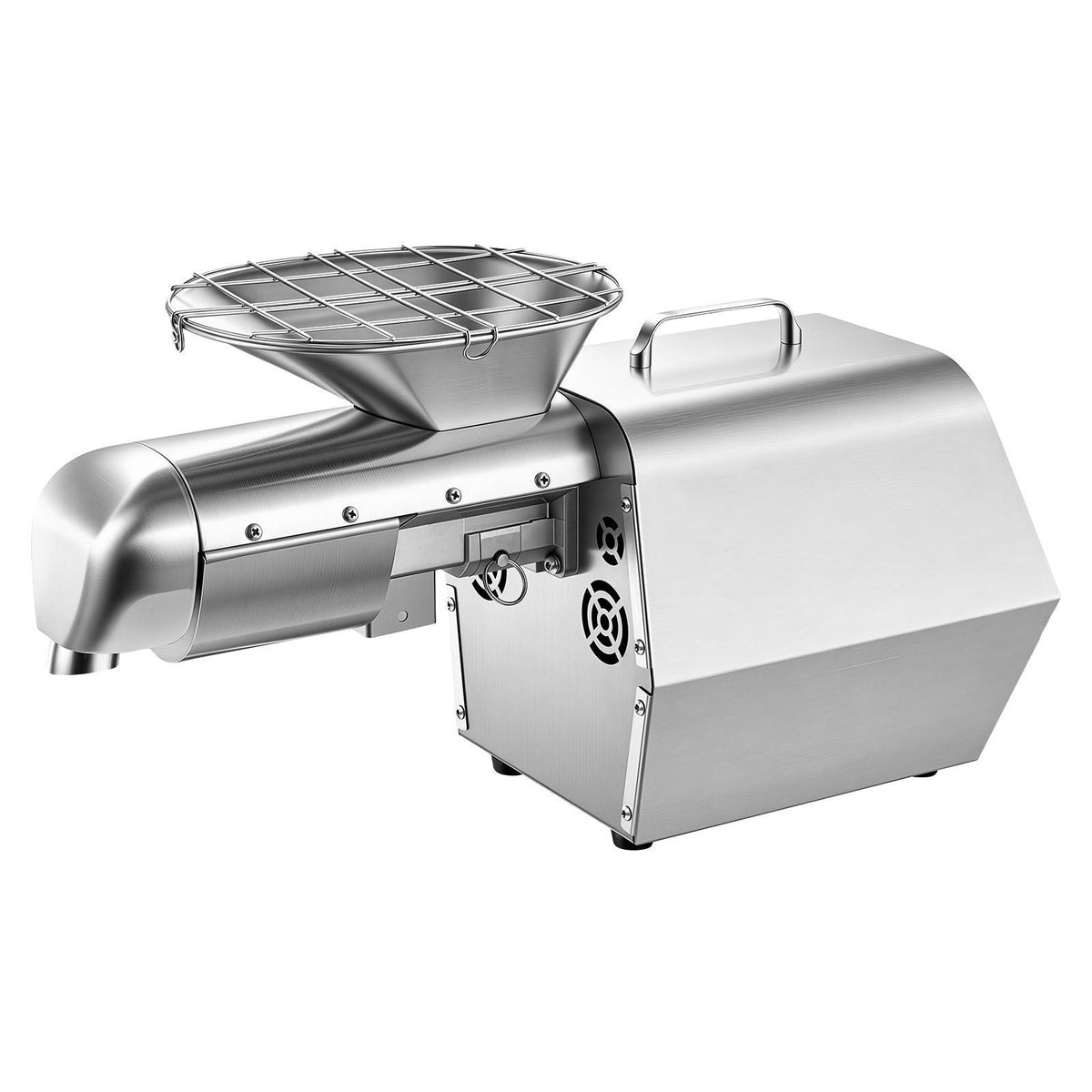 Oil Press Machine, 11 LBS/H Capacity, 1250W Oil Extractor Machine, Automatic Electric Oil Maker for Home Commercial Use, 122 F - 572 F Hot & Cold Pressing for Peanuts Sesames Soybeans Almonds