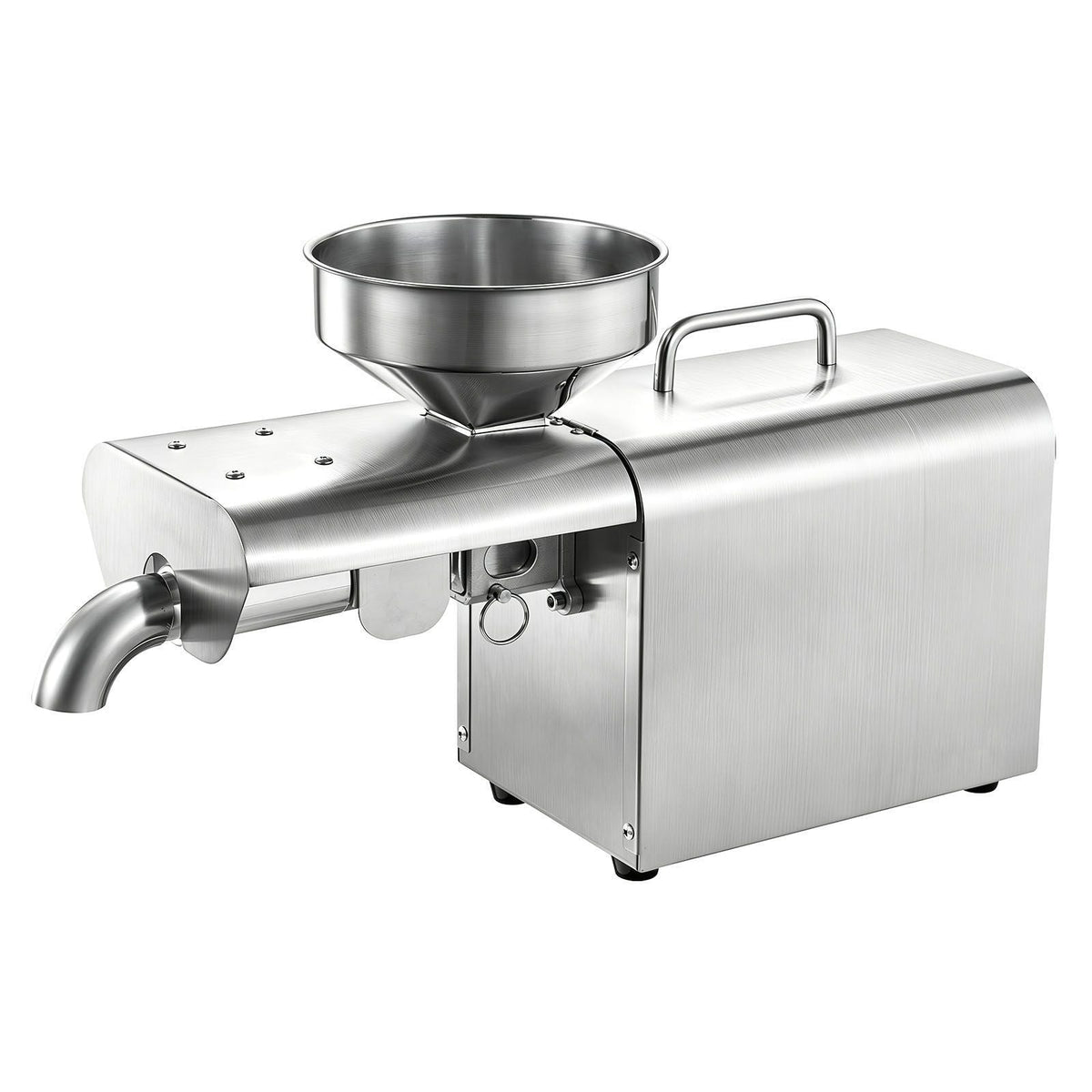 Oil Press Machine, 8.27 LBS/H Capacity, 750W Oil Extractor Machine, Automatic Electric Oil Maker for Home Commercial Use, 122 F - 572 F Hot Pressing for Peanuts Sesames Soybeans Almonds