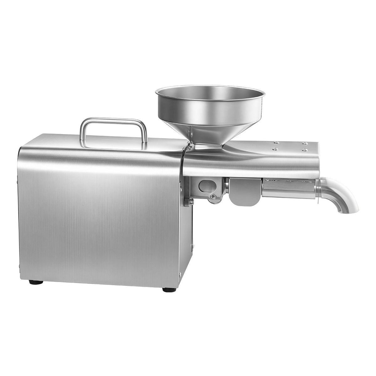 Oil Press Machine, 8.27 LBS/H Capacity, 750W Oil Extractor Machine, Automatic Electric Oil Maker for Home Commercial Use, 122 F - 572 F Hot Pressing for Peanuts Sesames Soybeans Almonds