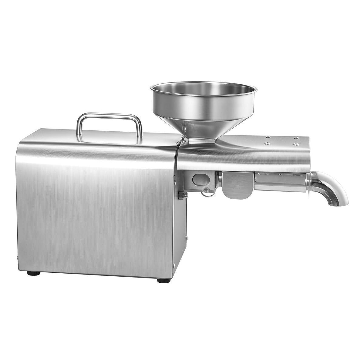 Oil Press Machine, 8.27 LBS/H Capacity, 750W Oil Extractor Machine, Automatic Electric Oil Maker for Home Commercial Use, 122 F - 572 F Hot Pressing for Peanuts Sesames Soybeans Almonds