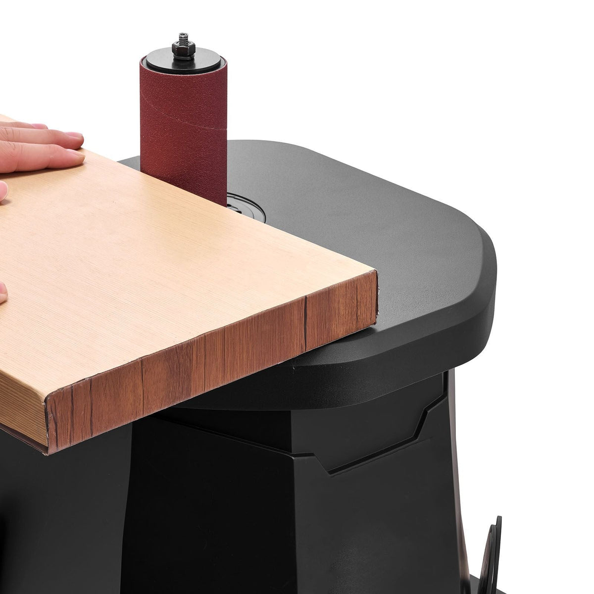 Oscillating Spindle Sander, 2000RPM Benchtop Spindle Sander with 6 Sleeves (1/2"-3"), 0.59" Stroke & Dust Connection Port for Furniture Finishing, Crafts Sanding, DIY Woodworking