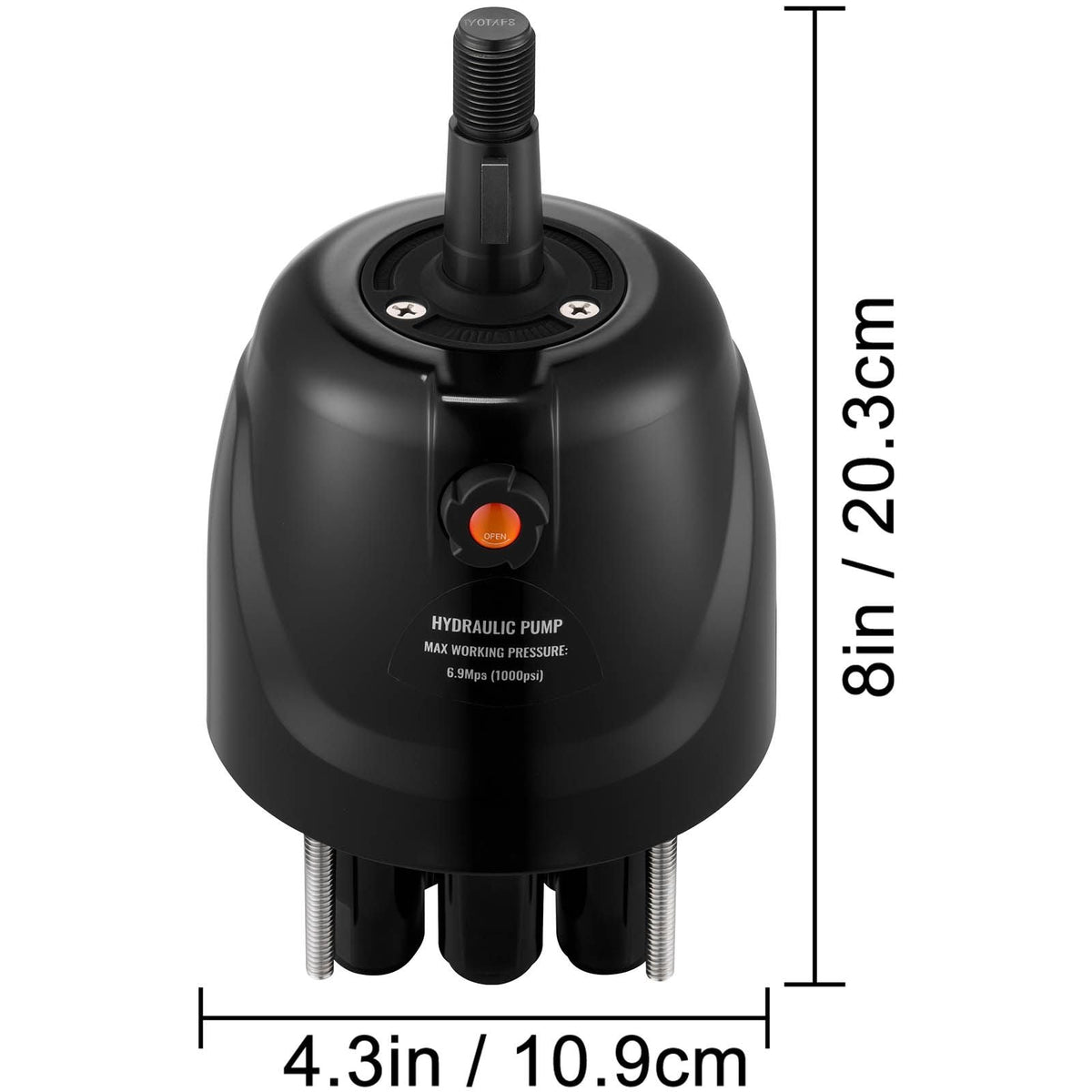 Outboard Hydraulic Steering Pump Helm 300 HP Hydraulic Pump HH5271-3 for Cruisers Runabouts Boats