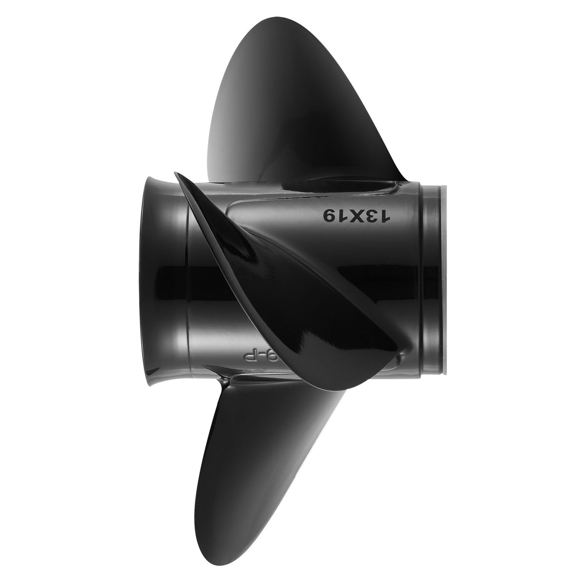 Outboard Propeller, Upgrade OEM 15 Spline Tooth Aluminum Outboard Boat Propeller Fit Mercury Engines 40-140 HP, 4-1/4" Gearcase, 3-Blade, RH (Right Hand Rotation), OEM Parts No. 48-77346A45