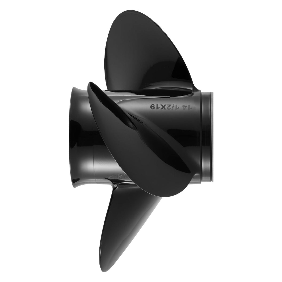 Outboard Propeller, Upgrade OEM 15 Spline Tooth Aluminum Outboard Boat Propeller Fit Mercury/Mariner Engines 135-300 HP, 4-3/4" Gearcase, 3-Blade, RH (Right Hand Rotation), OEM No. 48-832830A45
