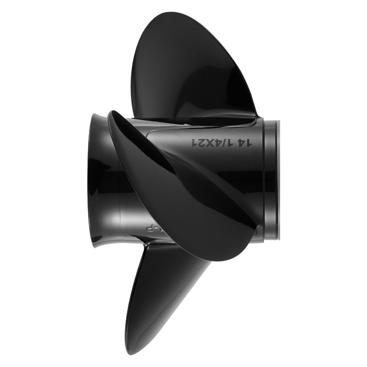 Outboard Propeller, Upgrade OEM 15 Spline Tooth Aluminum Outboard Boat Propeller Fit Mercury/Mariner Engines 90-400 HP, 4-3/4" Gearcase, 3-Blade, RH (Right Hand Rotation), OEM No. 48-832832A45