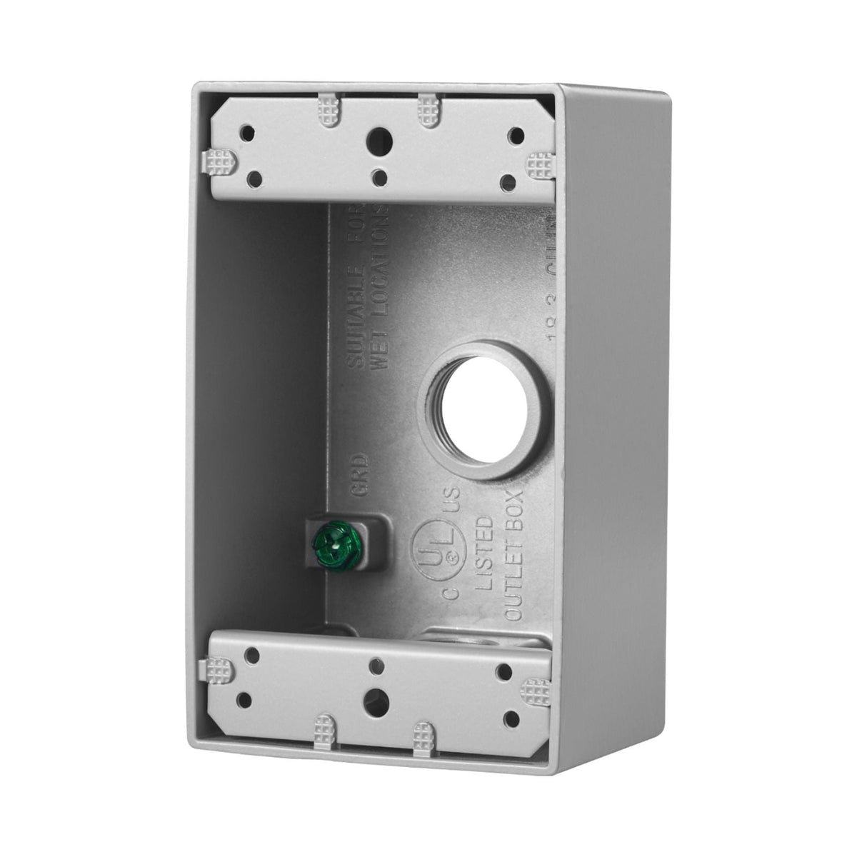 Outdoor Electrical Box, 4.5 x 2.8 x 2 in, Weatherproof Outlet Junction Box, Suitable 1/2-Inch or 3/4-Inch Electrical Conduit, 18.3 Cu.In Large Capacity Plug Receptacle Protector, 4PCS, Gray