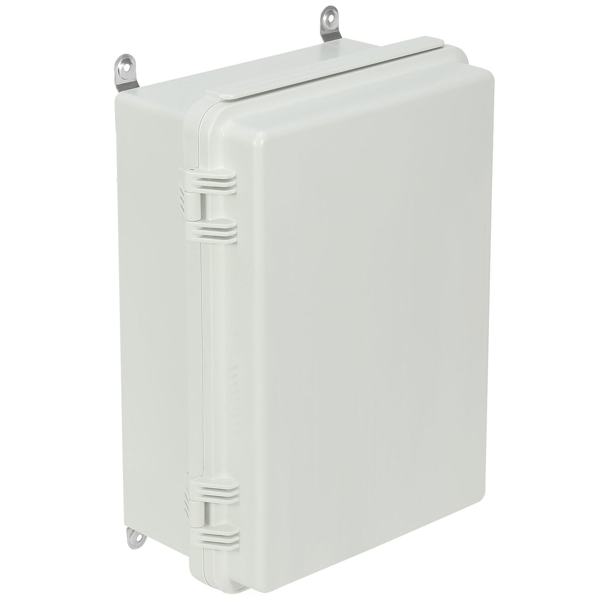 Outdoor Electrical Junction Box, 11.81 x 7.87 x 7.08 in, ABS Plastic Electrical Enclosure Box with Hinged Cover Stainless Steel Latch, IP67 Dustproof Waterproof for Outdoor Electrical Projects