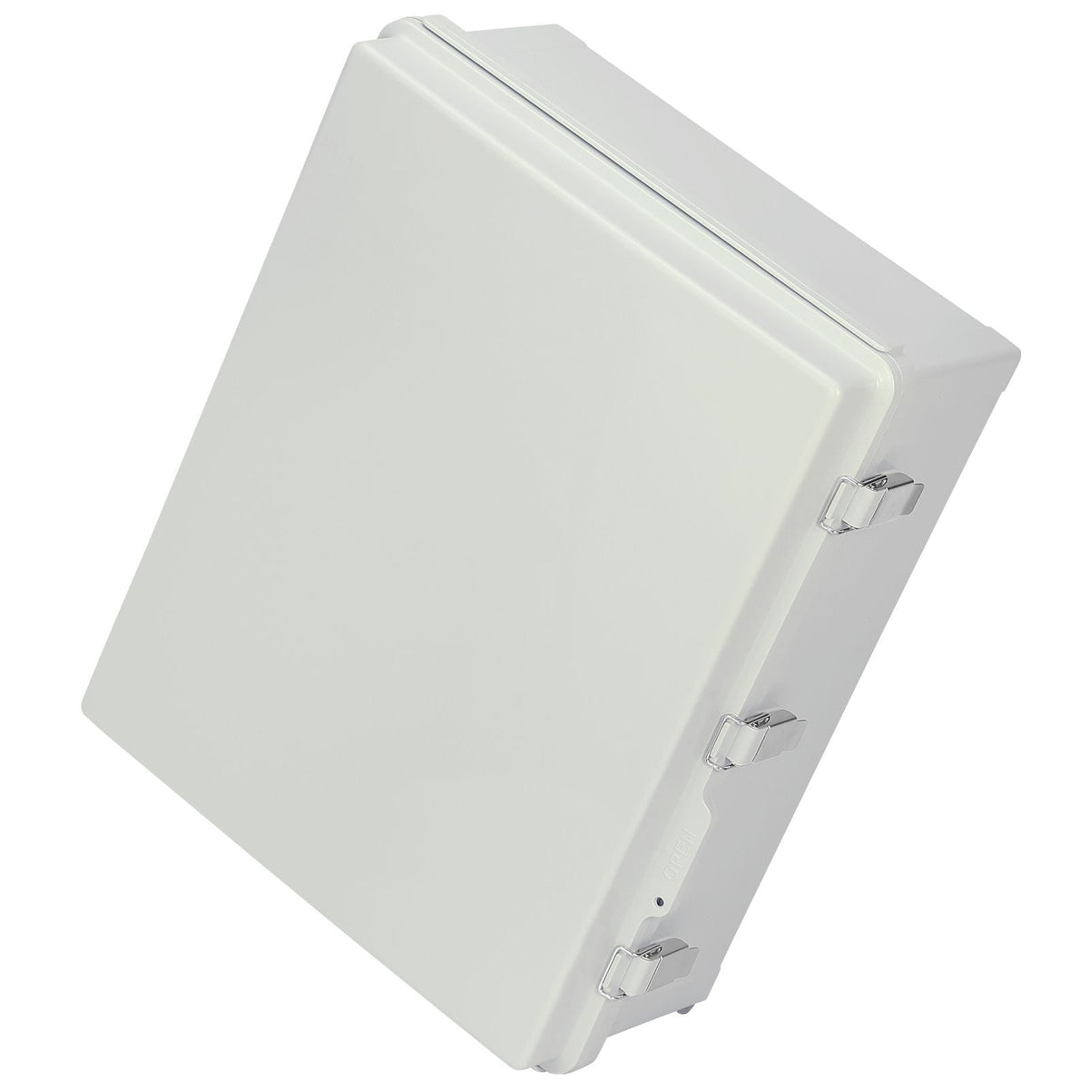 Outdoor Electrical Junction Box, 20.87 x 16.92 x 7.87 in, ABS Plastic Electrical Enclosure Box with Hinged Cover Stainless Steel Latch, IP67 Dustproof Waterproof for Outdoor Electrical Projects