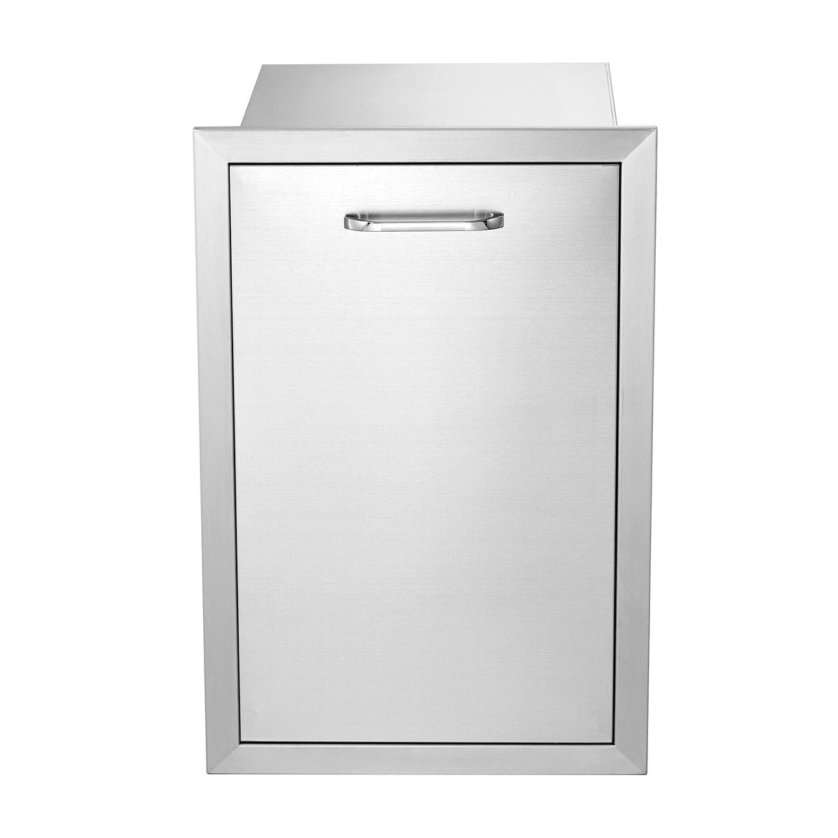 Outdoor Kitchen Propane Tank Drawer 16Wx24.4Hx16D Inch Stainless Steel Pull Out Trash Drawer with Handle for Outdoor Kitchen BBQ Island