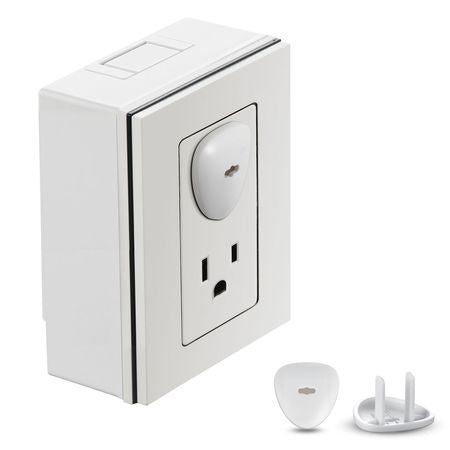 Outlet Covers, 70 Pack, Plug Covers for Electrical Outlets, Secure Electric Socket Protector Caps with Shock Prevention, Easy Installation, Insulated ABS, for Home Wall Power Sockets, White