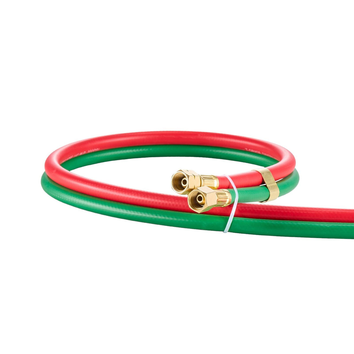 Oxygen Acetylene Hose, 1/4-Inch x 50FT Oxy Acetylene Hose with 9/16"-18 B Fitting, 300PSI T Grade Welding Cutting Torch Twin Hose, Compatible with Oxygen, Acetylene, Propane and Other Fuel Gases