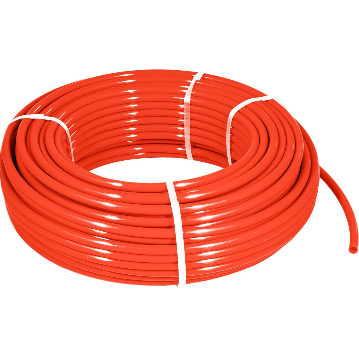 Oxygen Barrier 1/2 Inch 300 Feet Tube Coil EVOH PEX-B Pipe, for Residential Commercial Radiant Floor Heating, Red