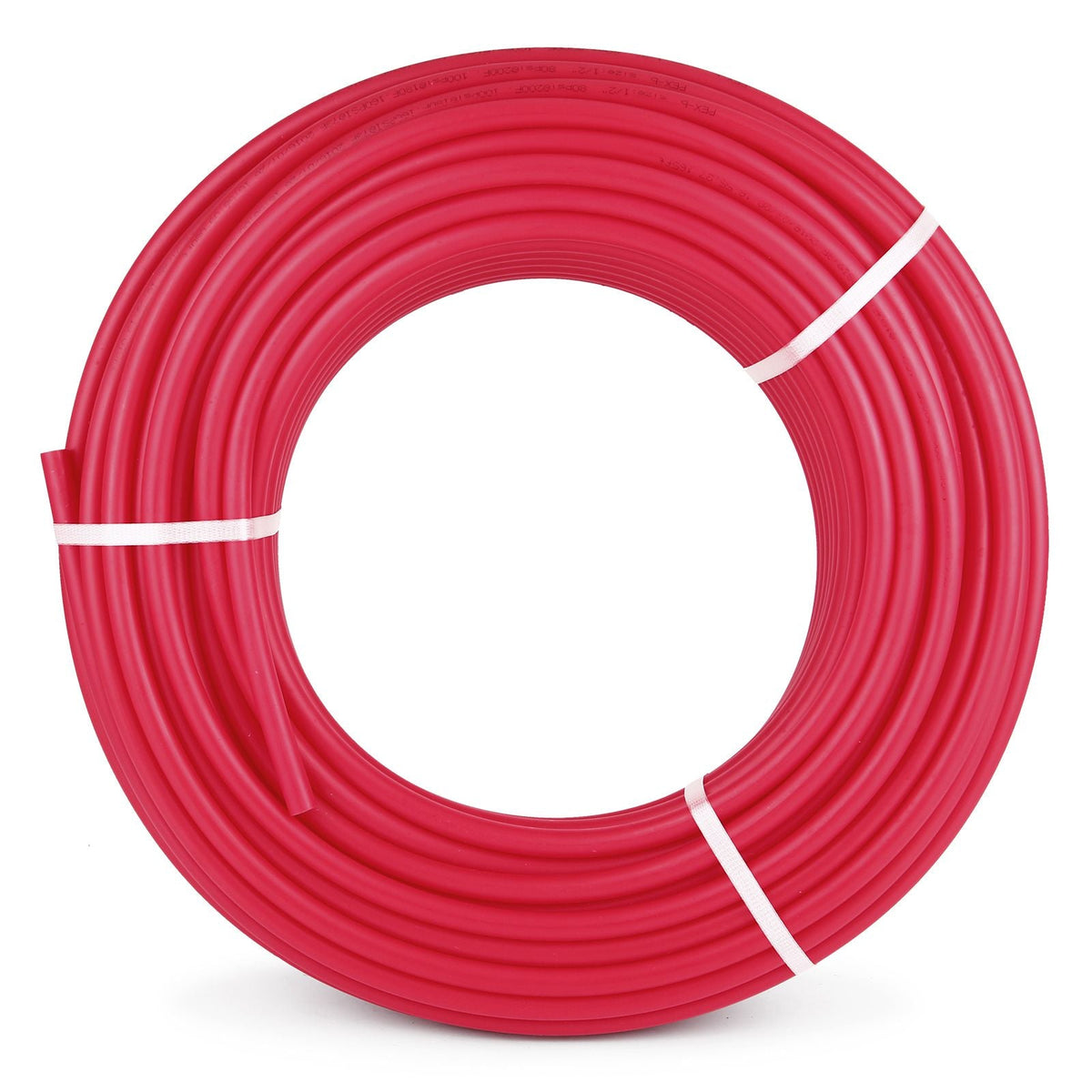 Oxygen Barrier PEX Tubing - 1/2 Inch X 900 Feet Tube Coil - EVOH PEX-B Pipe for Residential Commercial Radiant Floor Heating Pex Pipe (1/2\" O2-Barrier, 900Ft/Red)